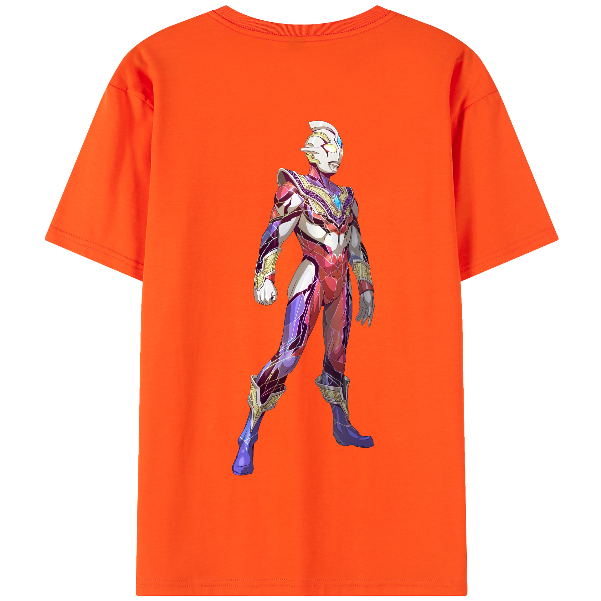 （画像用） ウルトラマン Ultraman 綿100％半袖Tシャツ（背面プリント）