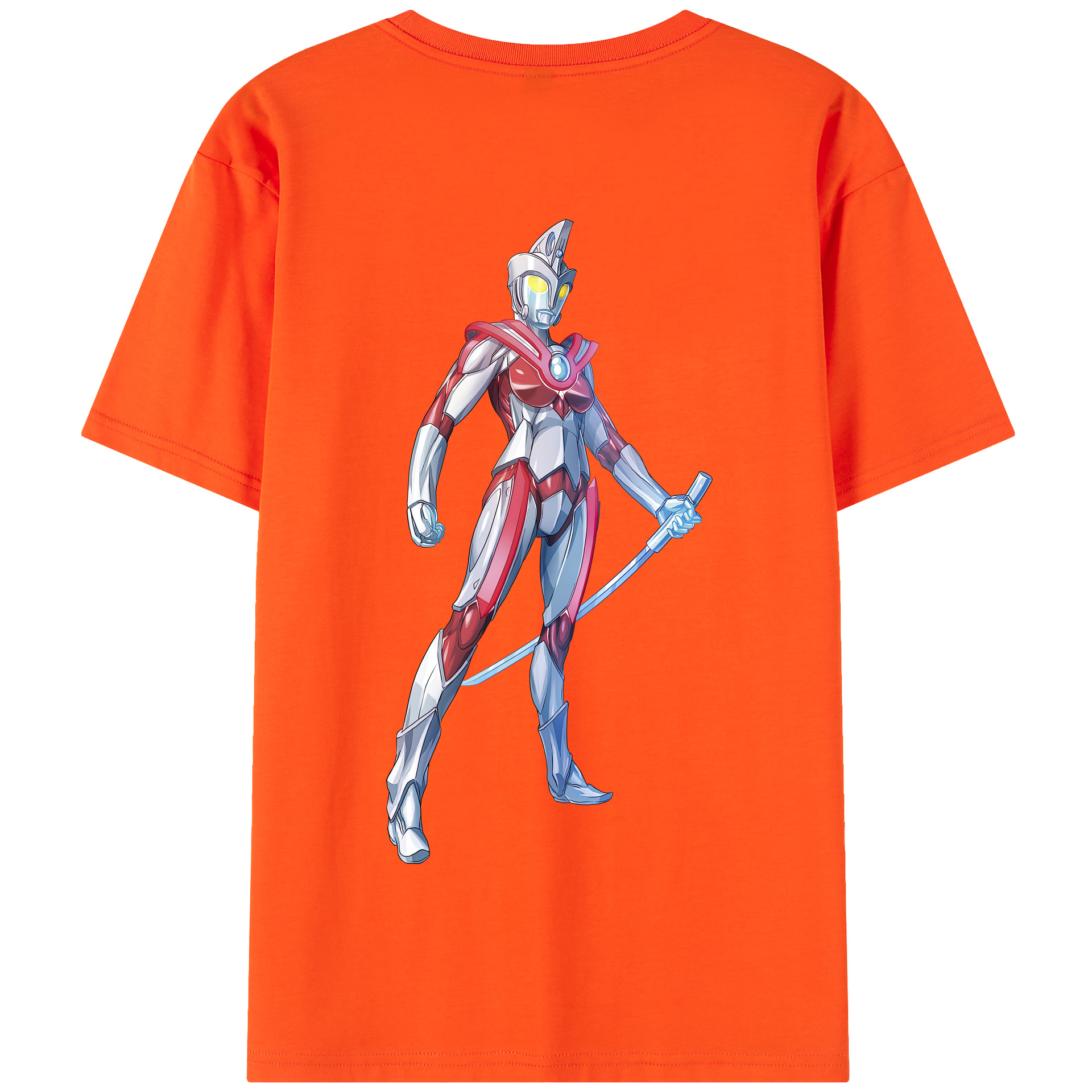 （画像用） ウルトラマン Ultraman 綿100％半袖Tシャツ（背面プリント）