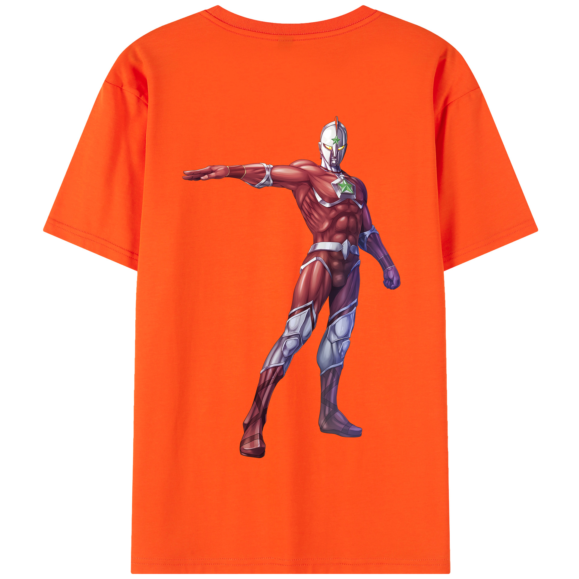 （画像用） ウルトラマン Ultraman 綿100％半袖Tシャツ（背面プリント）