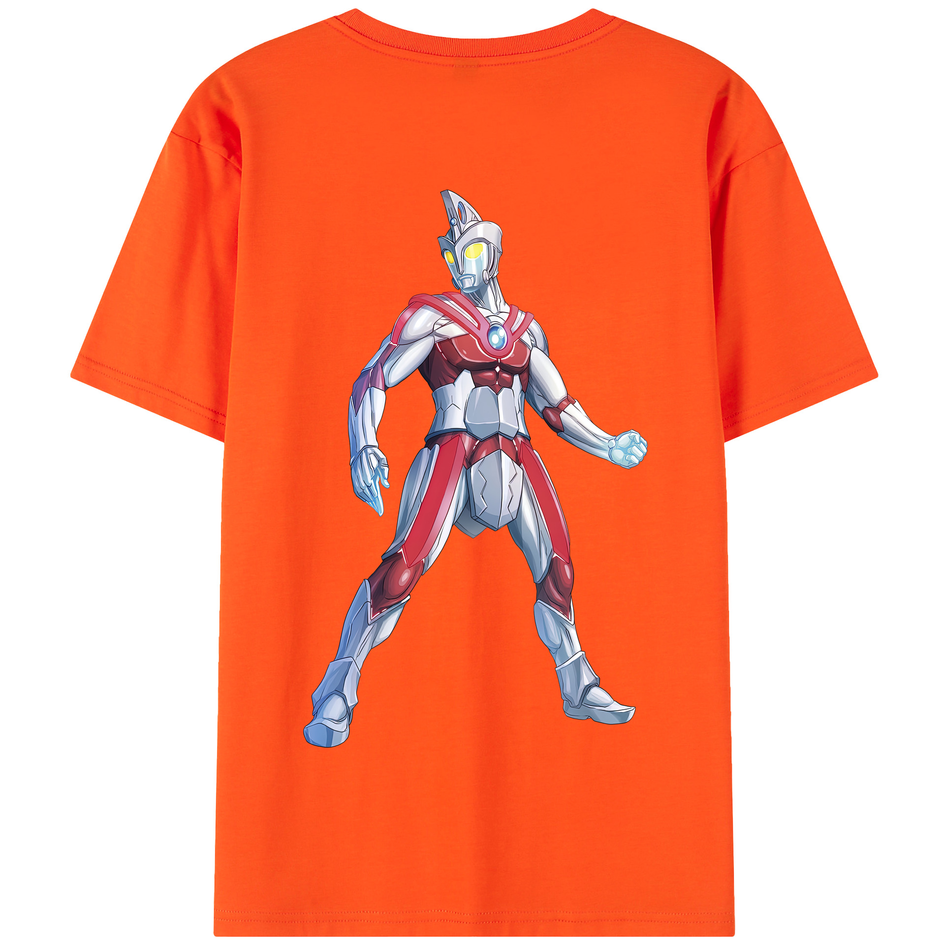（画像用） ウルトラマン Ultraman 綿100％半袖Tシャツ（背面プリント）