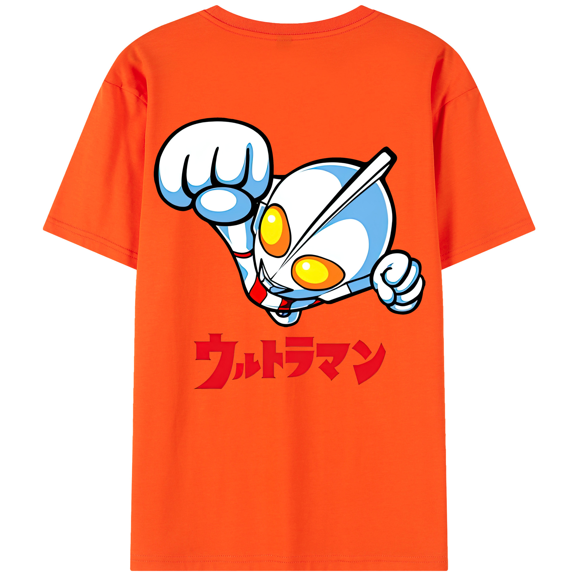 （画像用） ウルトラマン Ultraman 綿100％半袖Tシャツ（背面プリント）
