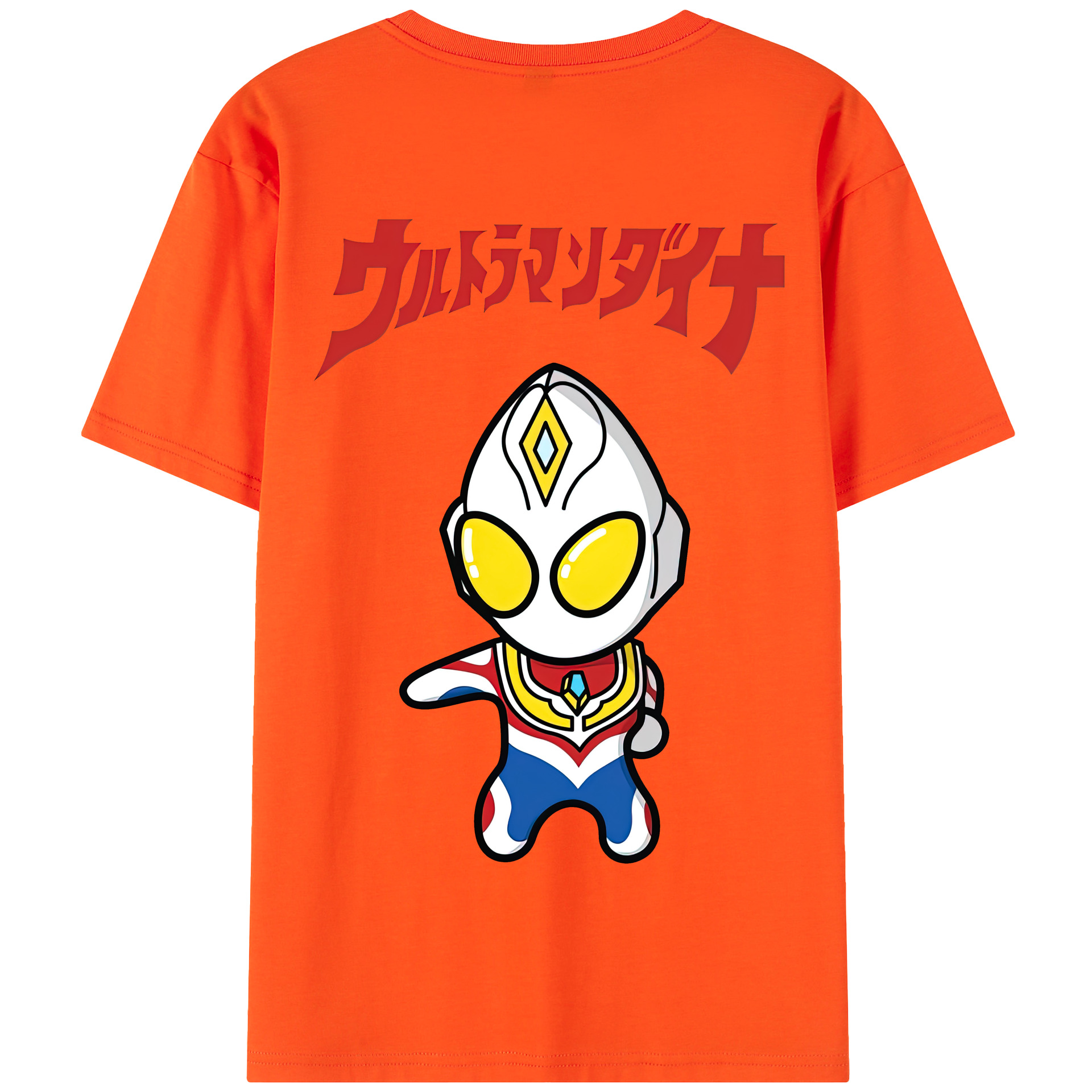 （画像用） ウルトラマン Ultraman 綿100％半袖Tシャツ（背面プリント）