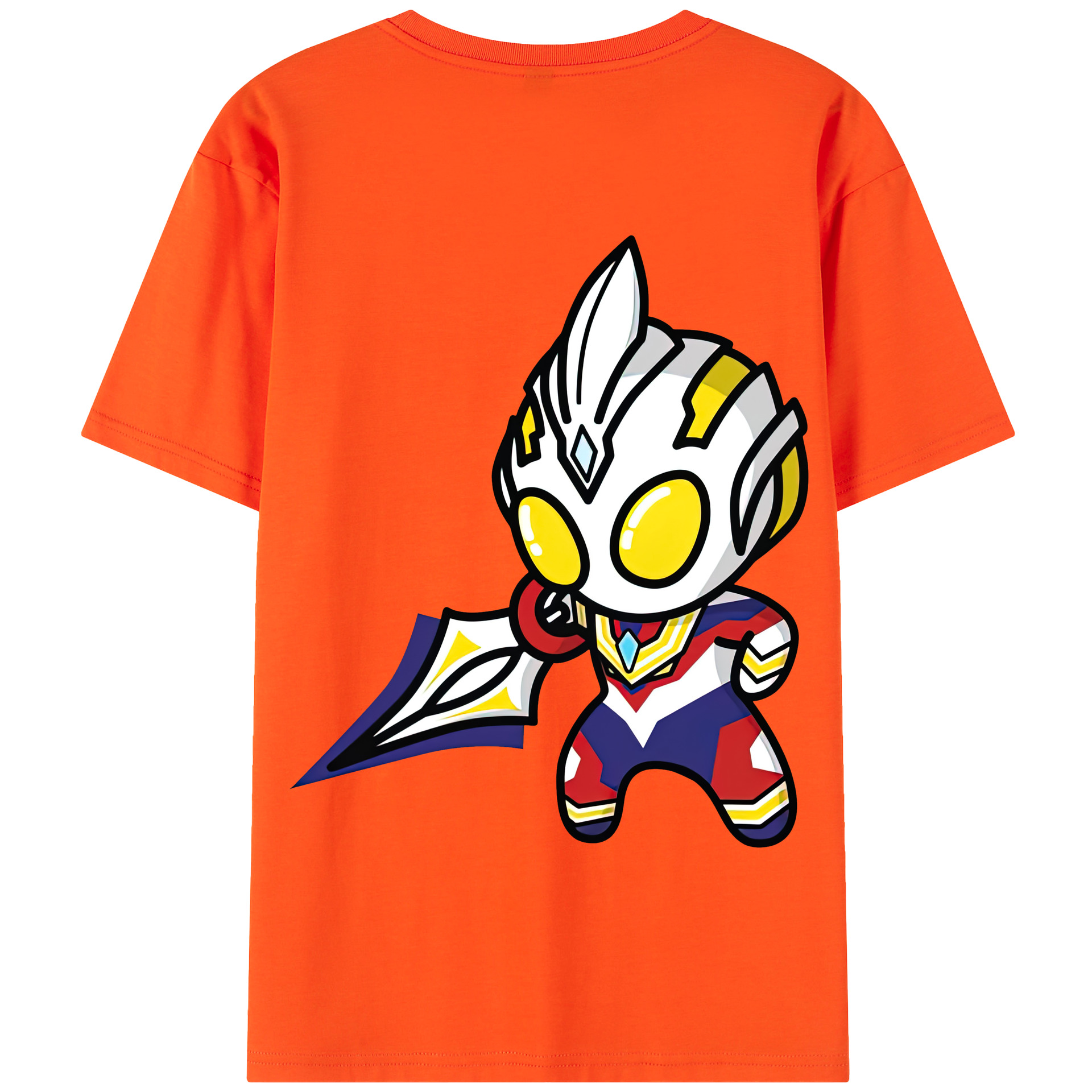 （画像用） ウルトラマン Ultraman 綿100％半袖Tシャツ（背面プリント）