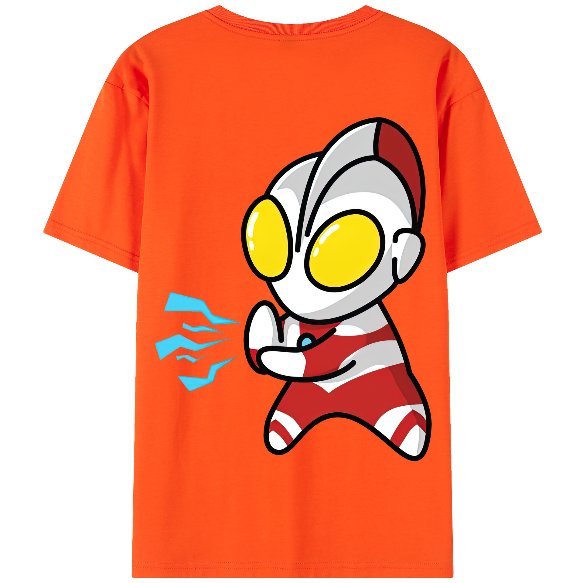 （画像用） ウルトラマン Ultraman 綿100％半袖Tシャツ（背面プリント）