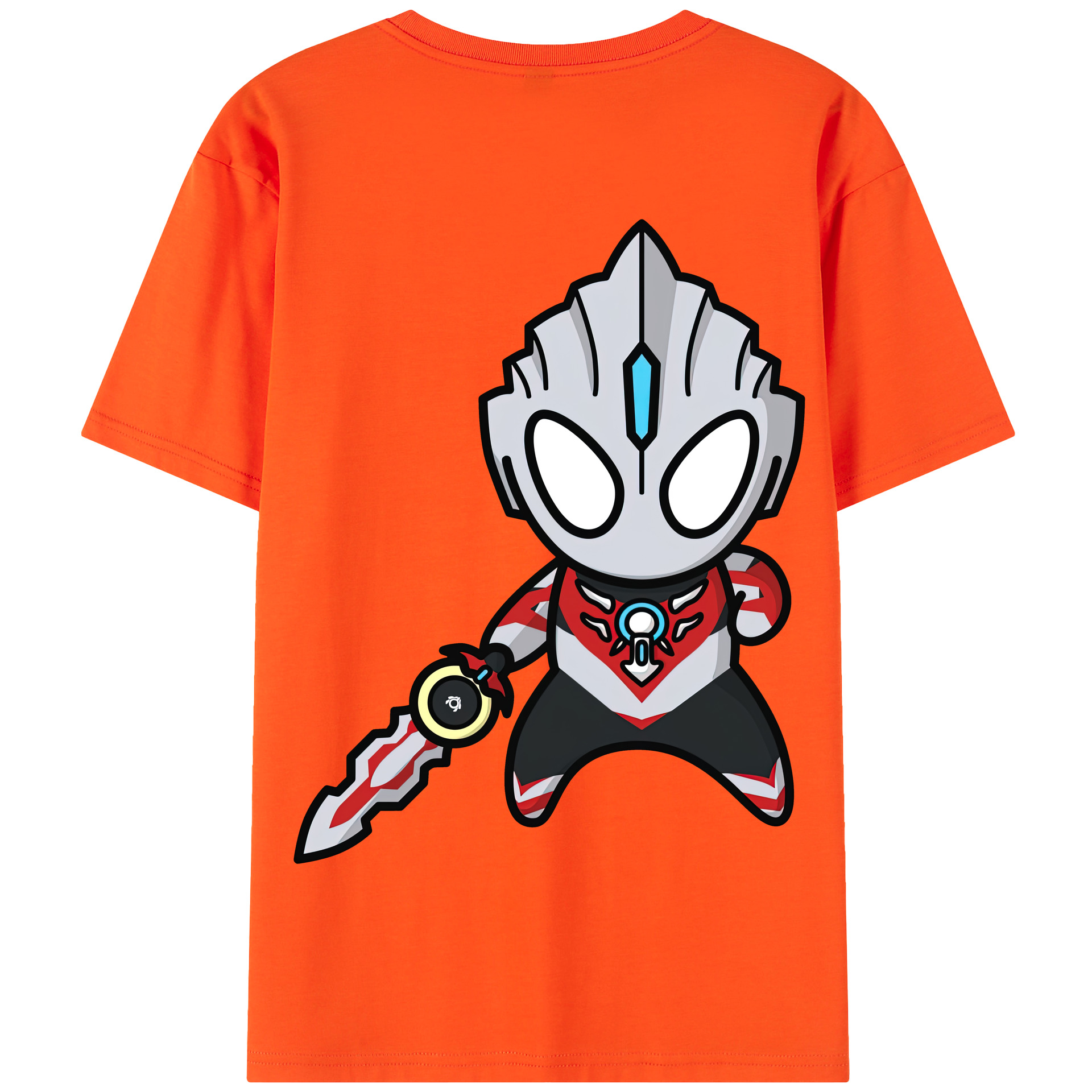 （画像用） ウルトラマン Ultraman 綿100％半袖Tシャツ（背面プリント）