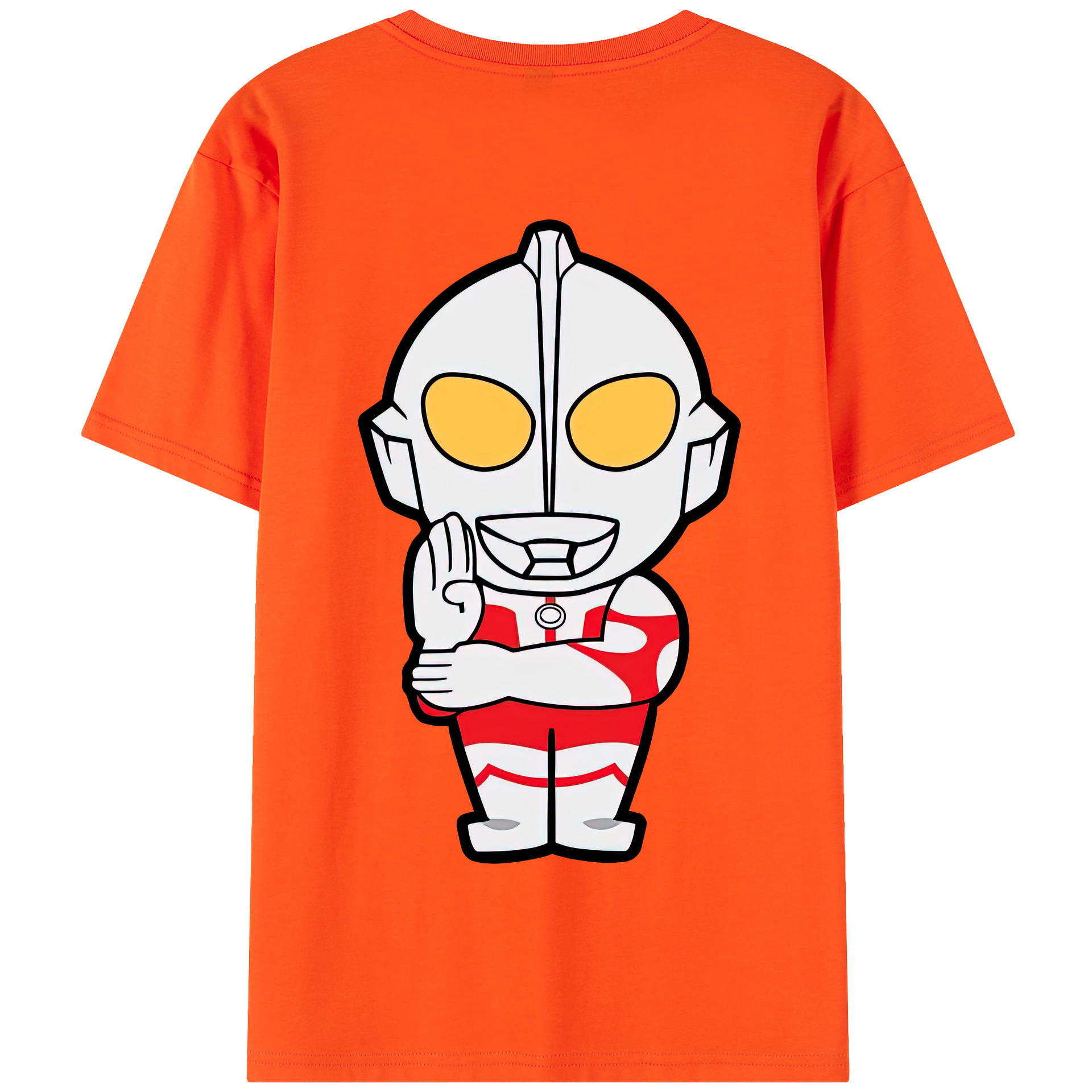（画像用） ウルトラマン Ultraman 綿100％半袖Tシャツ（背面プリント）