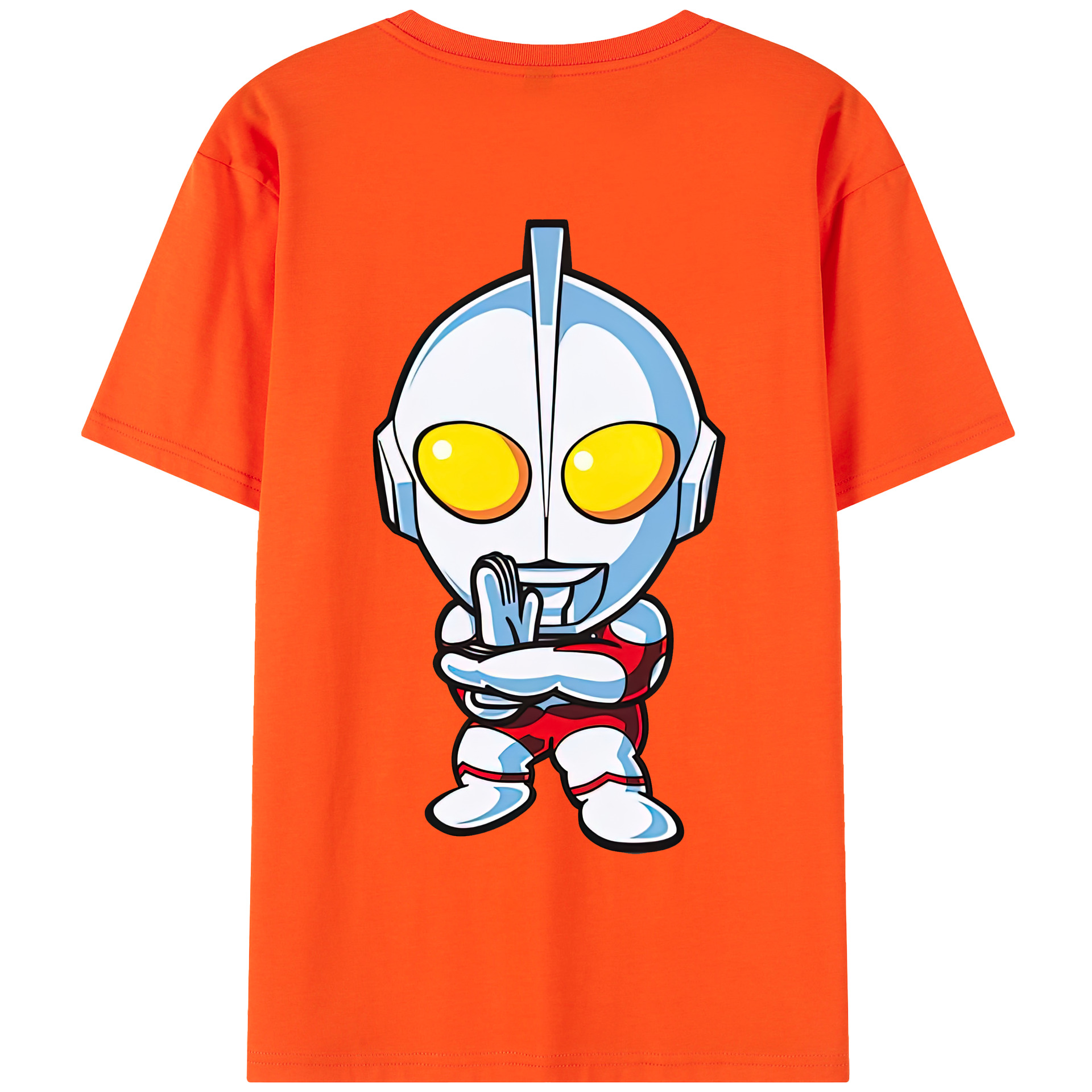 （画像用） ウルトラマン Ultraman 綿100％半袖Tシャツ（背面プリント）