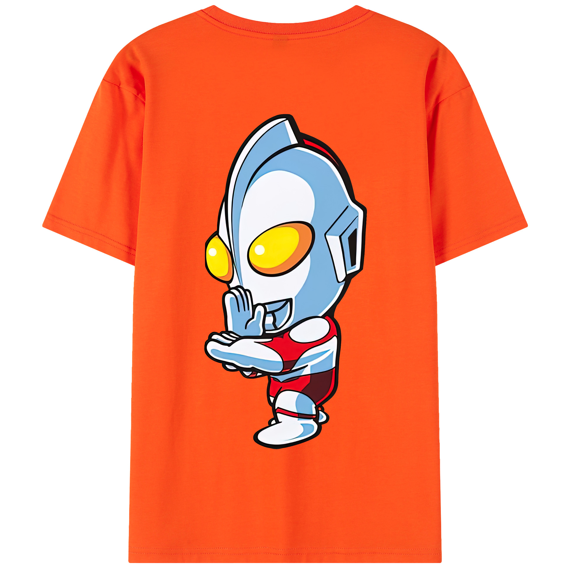 （画像用） ウルトラマン Ultraman 綿100％半袖Tシャツ（背面プリント）