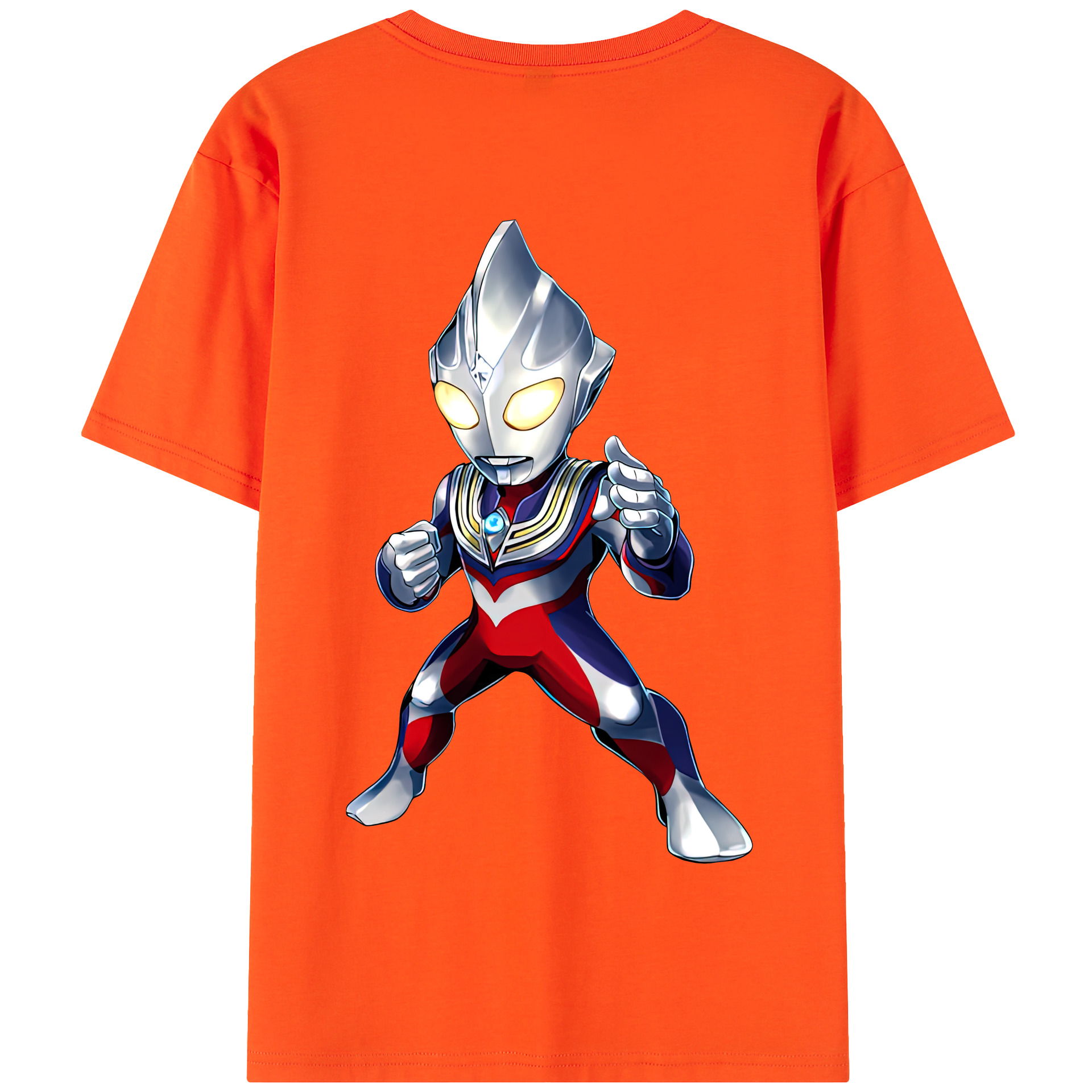 （画像用） ウルトラマン Ultraman 綿100％半袖Tシャツ（背面プリント）