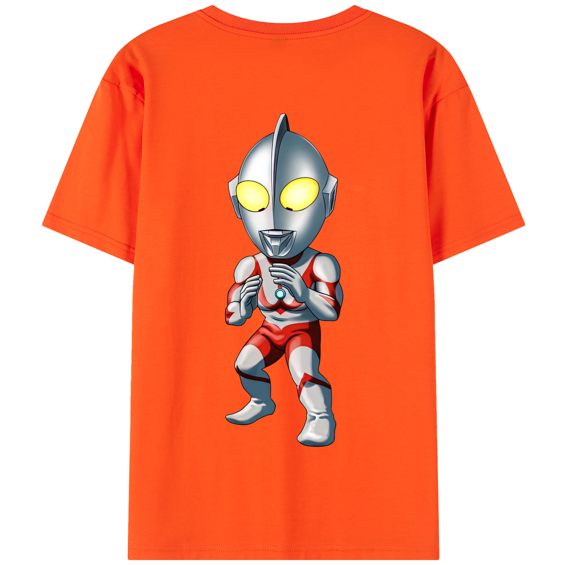 （画像用） ウルトラマン Ultraman 綿100％半袖Tシャツ（背面プリント）