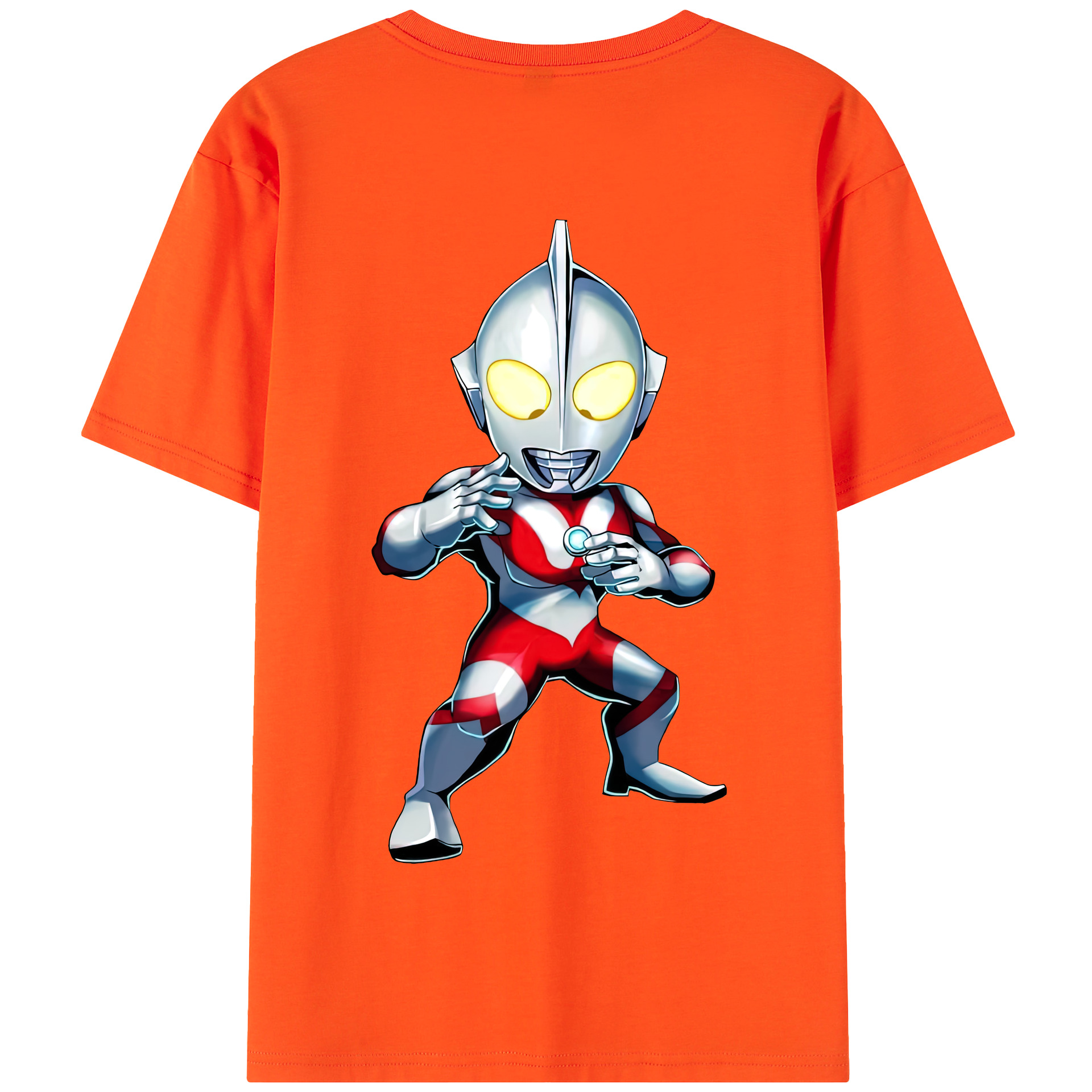 （画像用） ウルトラマン Ultraman 綿100％半袖Tシャツ（背面プリント）