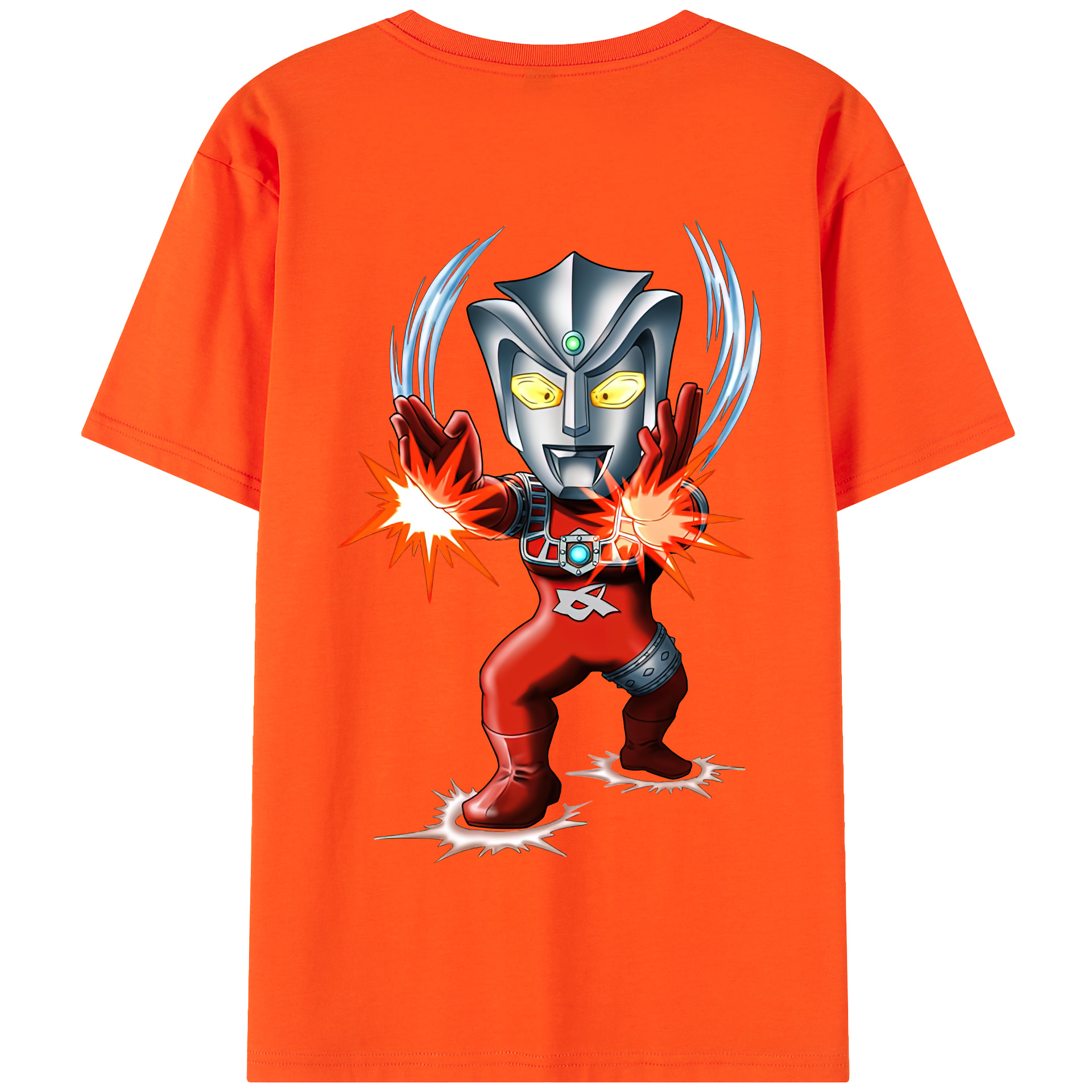 （画像用） ウルトラマン Ultraman 綿100％半袖Tシャツ（背面プリント）