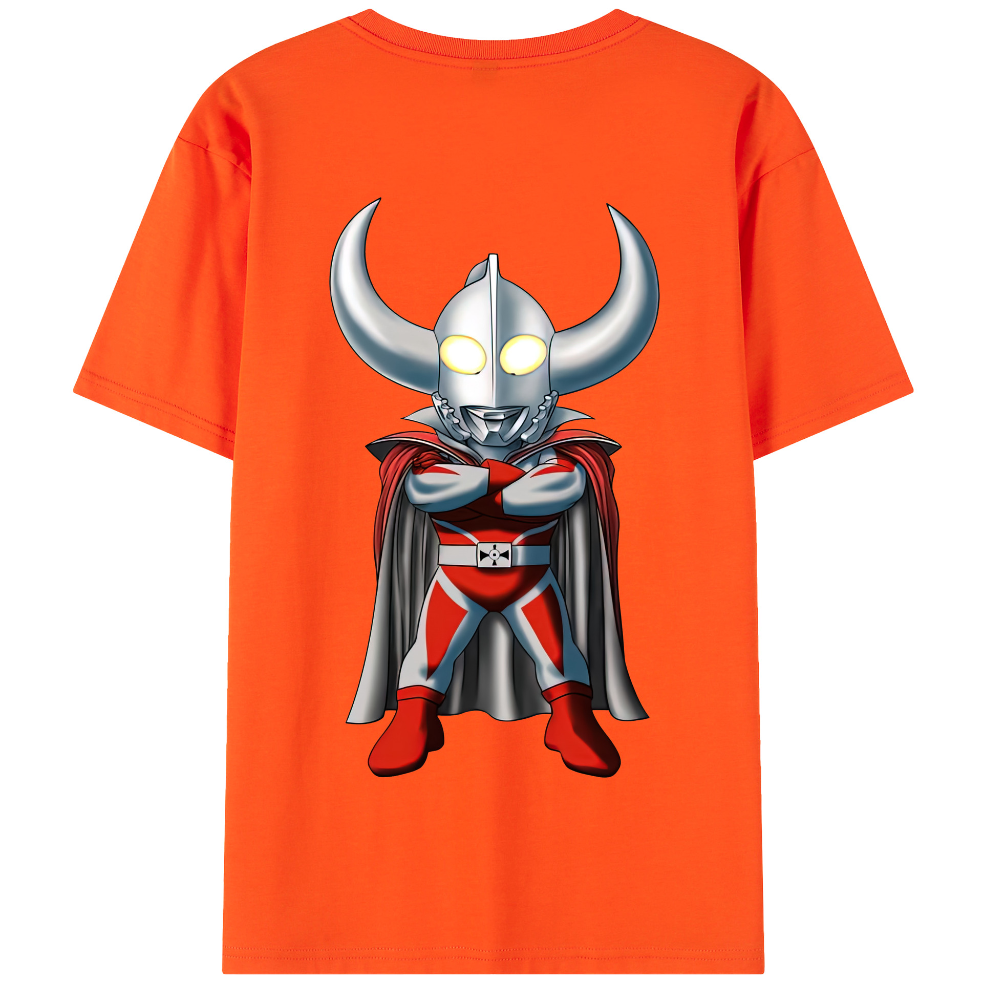 （画像用） ウルトラマン Ultraman 綿100％半袖Tシャツ（背面プリント）
