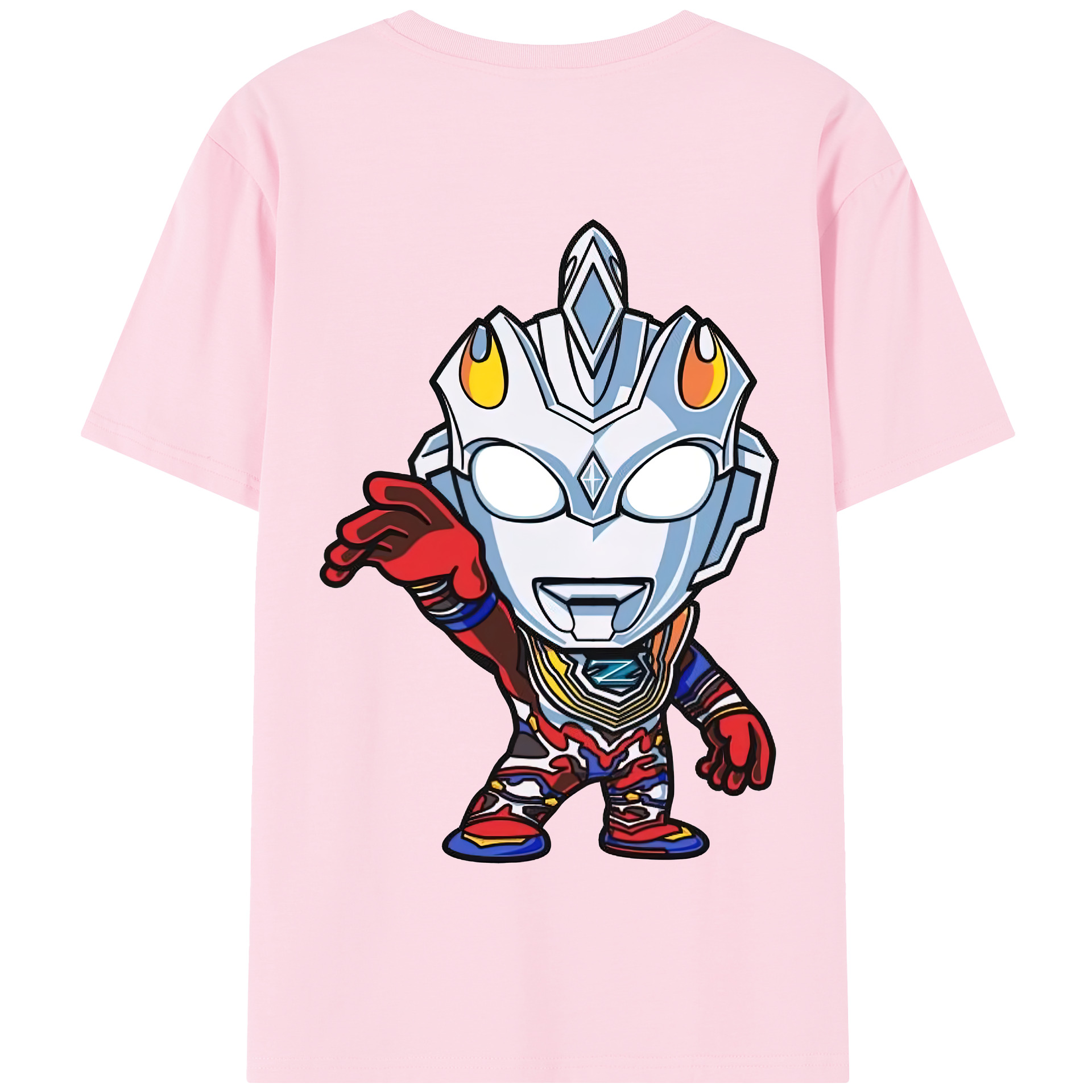 （画像用） ウルトラマン Ultraman 綿100％半袖Tシャツ（背面プリント）