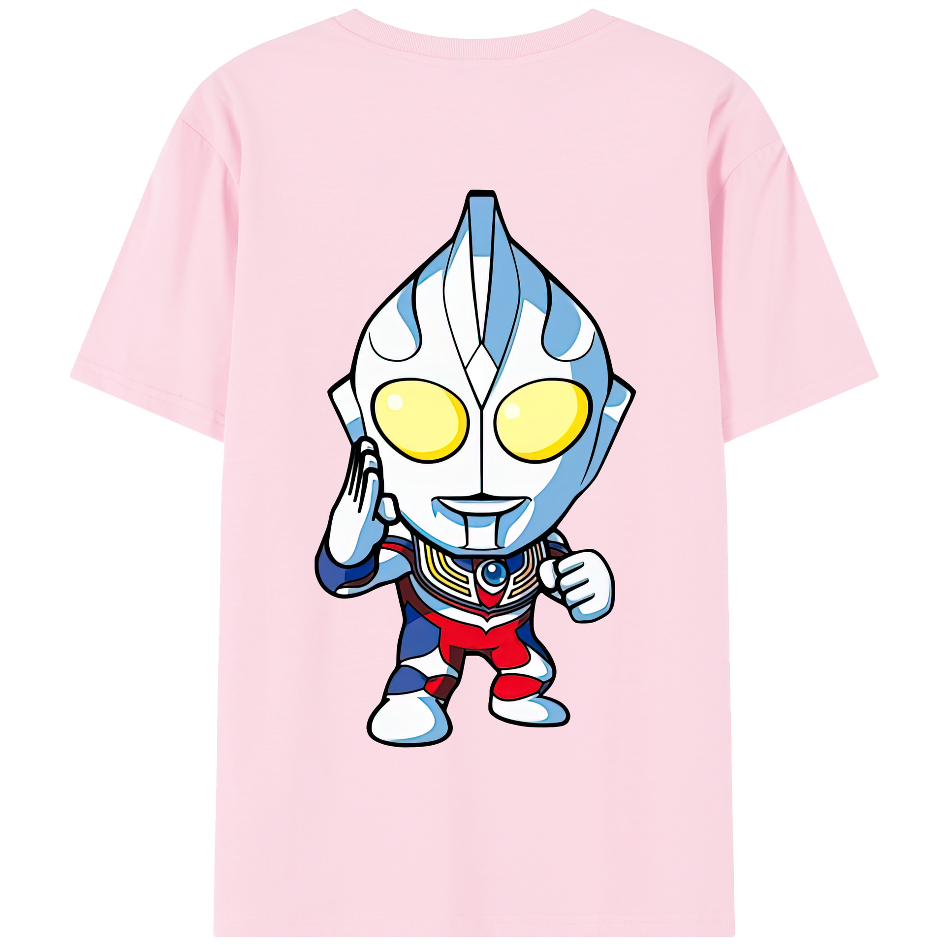 （画像用） ウルトラマン Ultraman 綿100％半袖Tシャツ（背面プリント）
