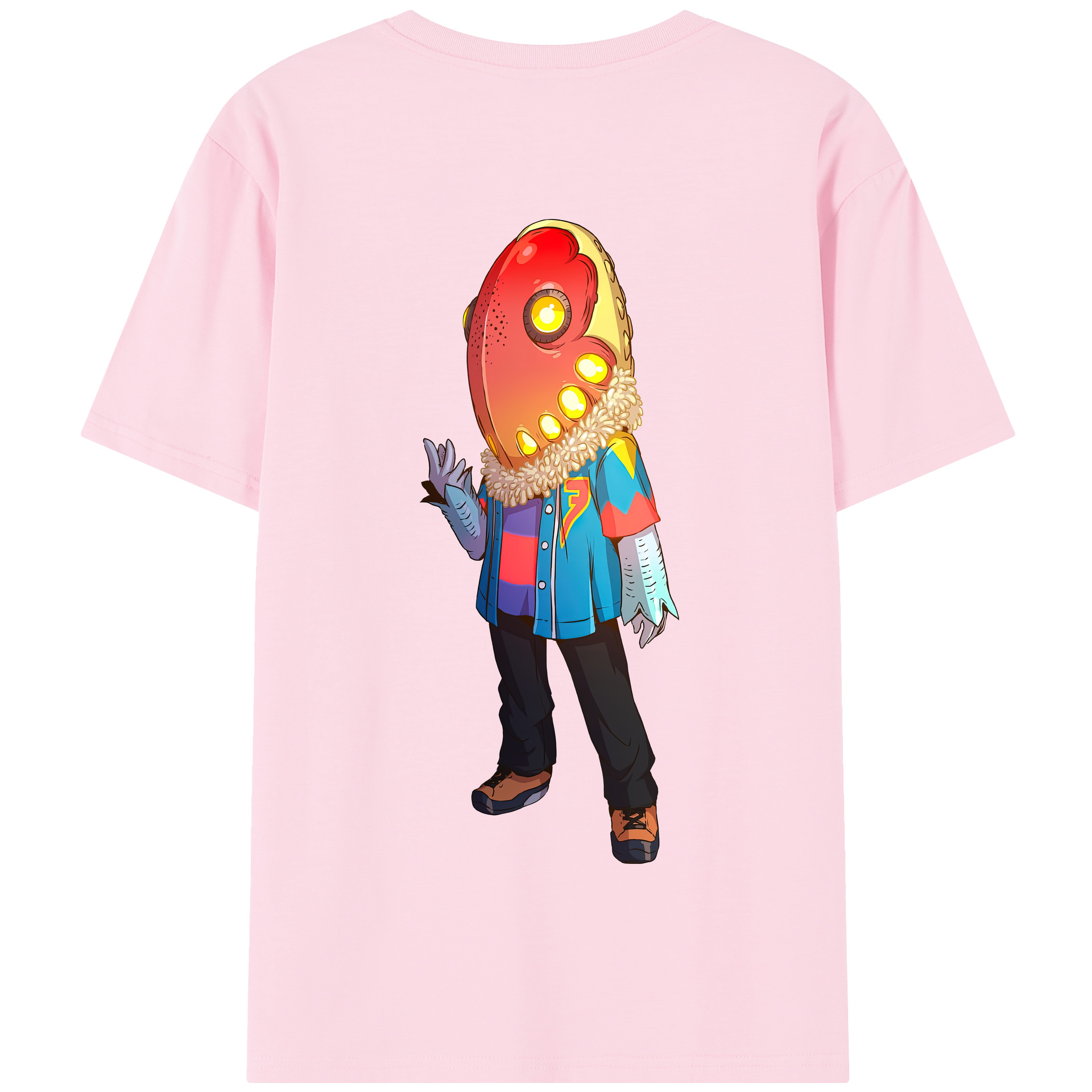 （画像用） ウルトラマン Ultraman 綿100％半袖Tシャツ（背面プリント）