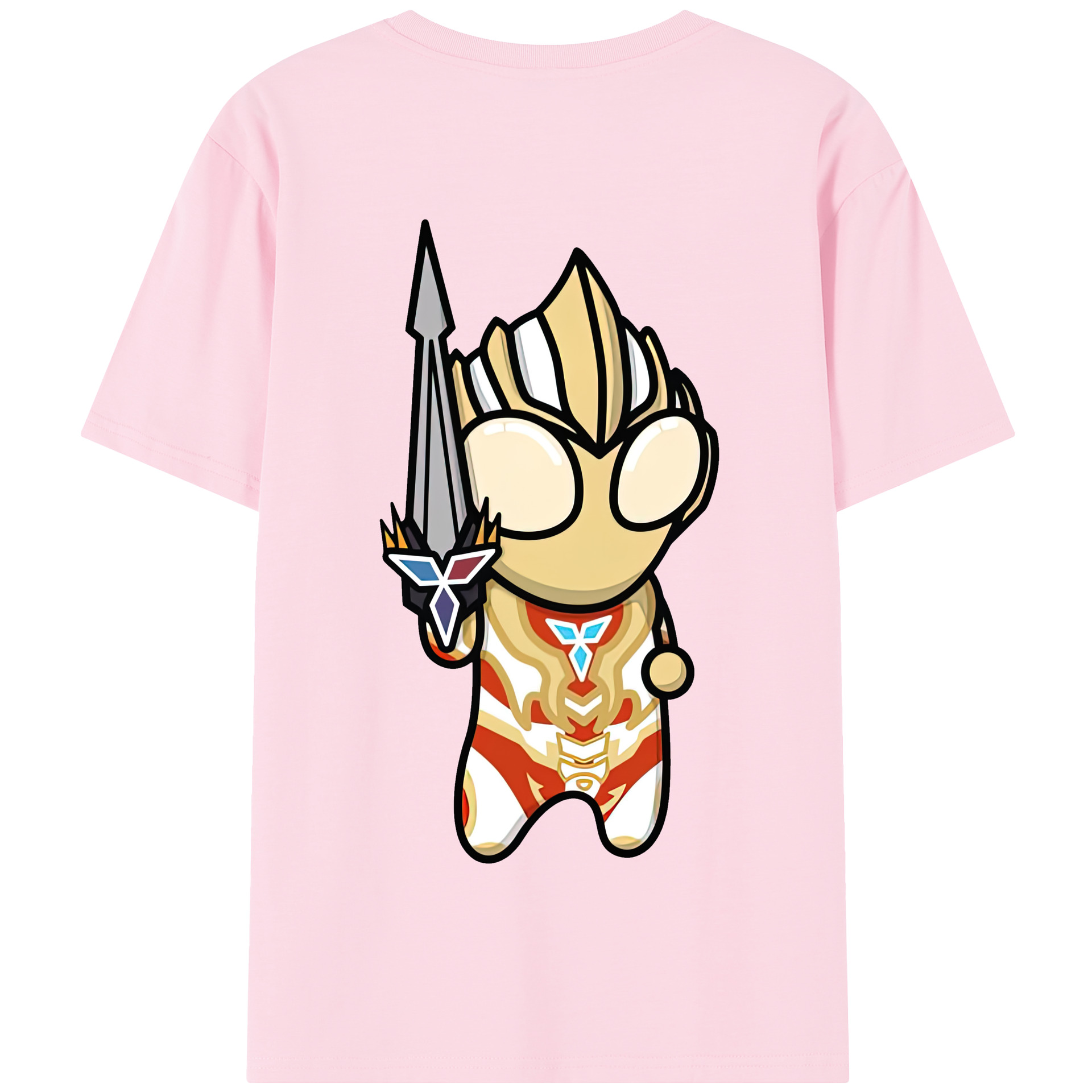 （画像用） ウルトラマン Ultraman 綿100％半袖Tシャツ（背面プリント）