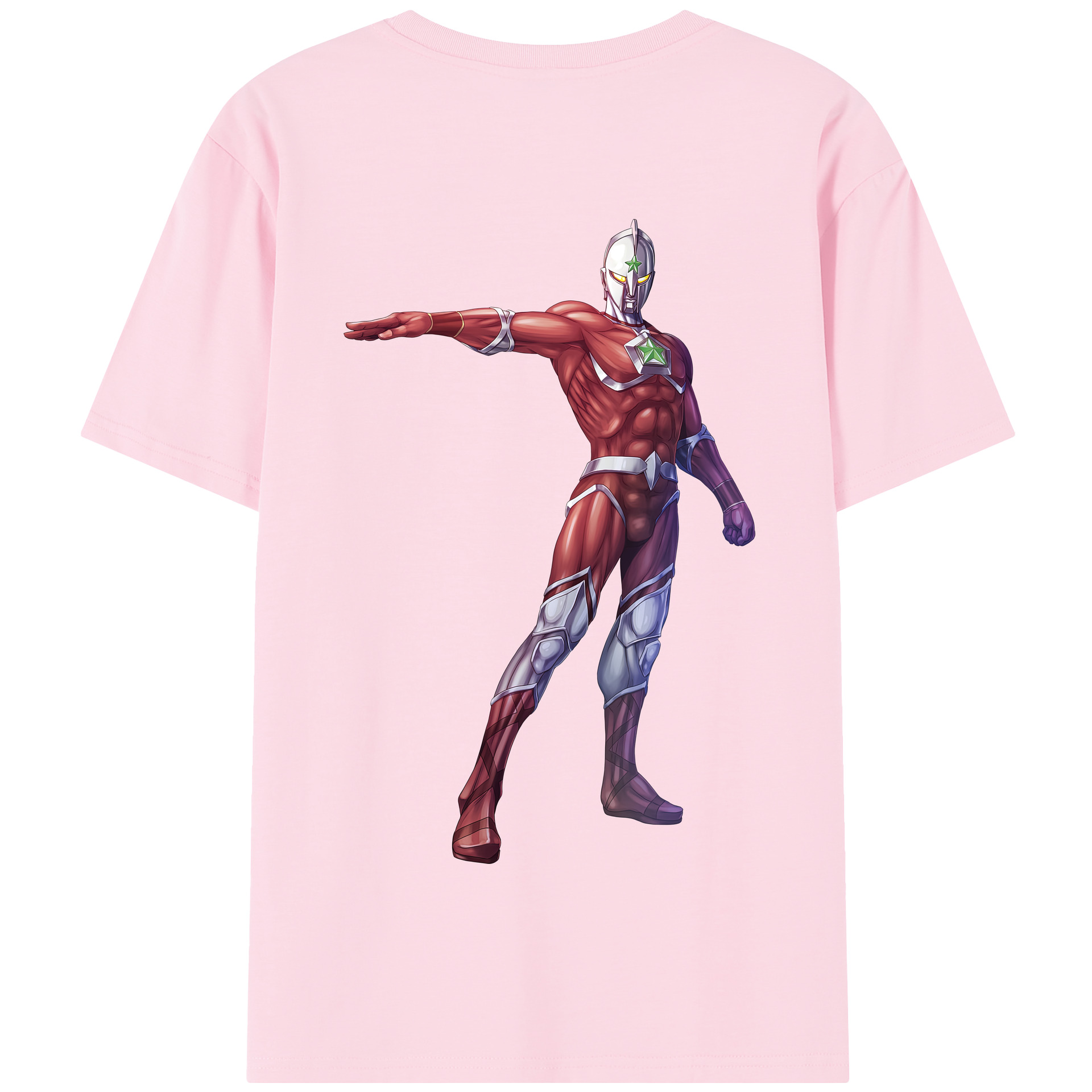 （画像用） ウルトラマン Ultraman 綿100％半袖Tシャツ（背面プリント）