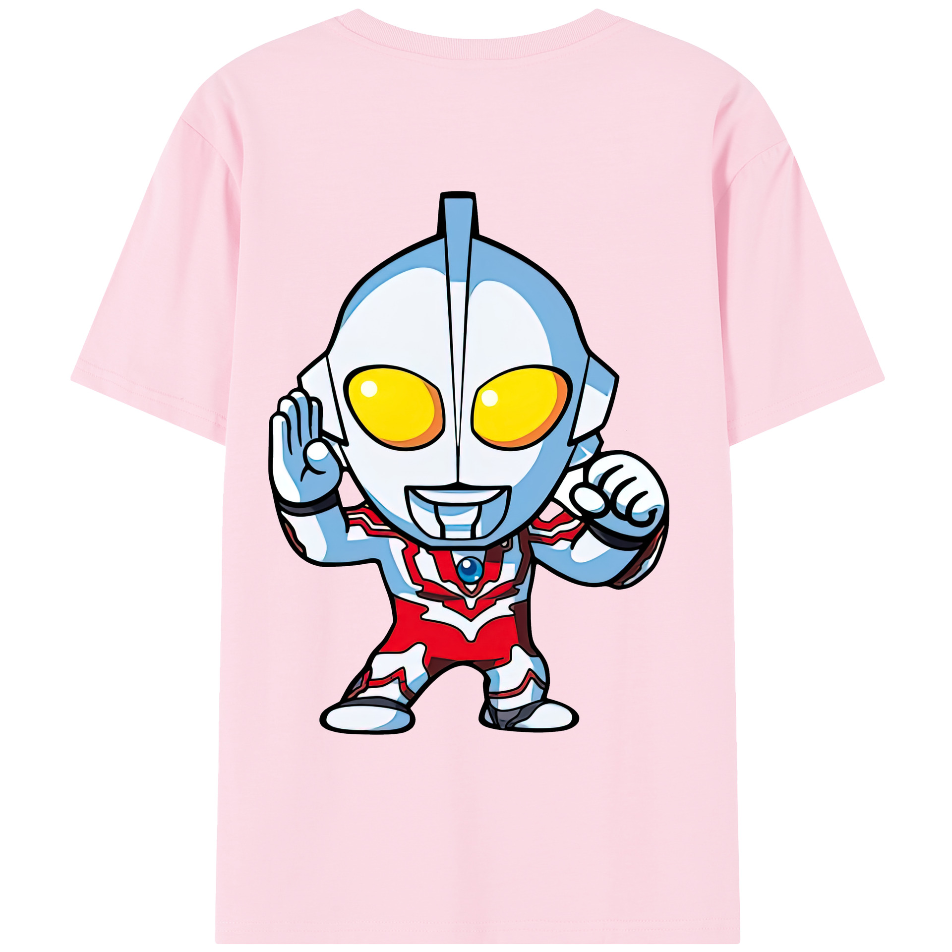 （画像用） ウルトラマン Ultraman 綿100％半袖Tシャツ（背面プリント）