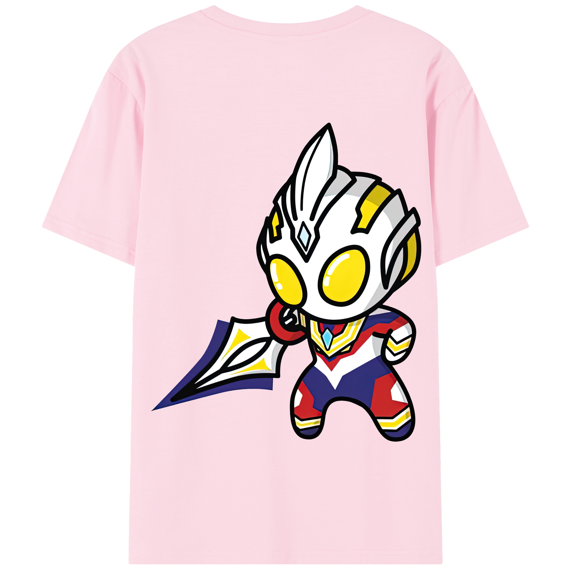 （画像用） ウルトラマン Ultraman 綿100％半袖Tシャツ（背面プリント）
