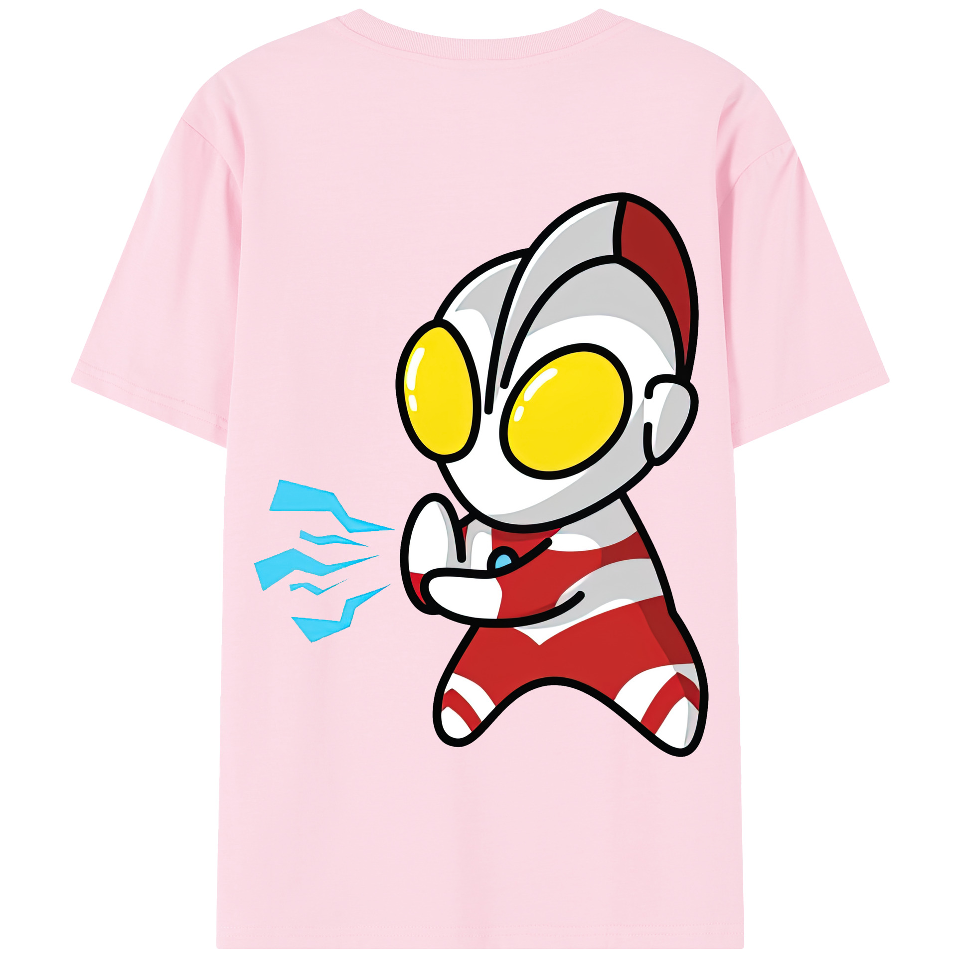 （画像用） ウルトラマン Ultraman 綿100％半袖Tシャツ（背面プリント）