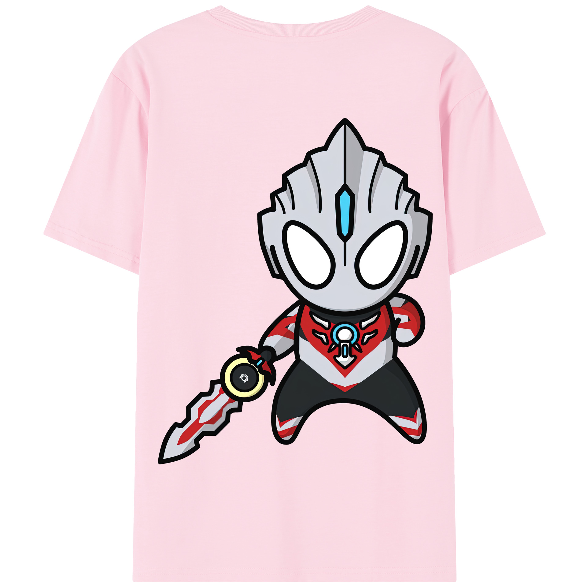 （画像用） ウルトラマン Ultraman 綿100％半袖Tシャツ（背面プリント）