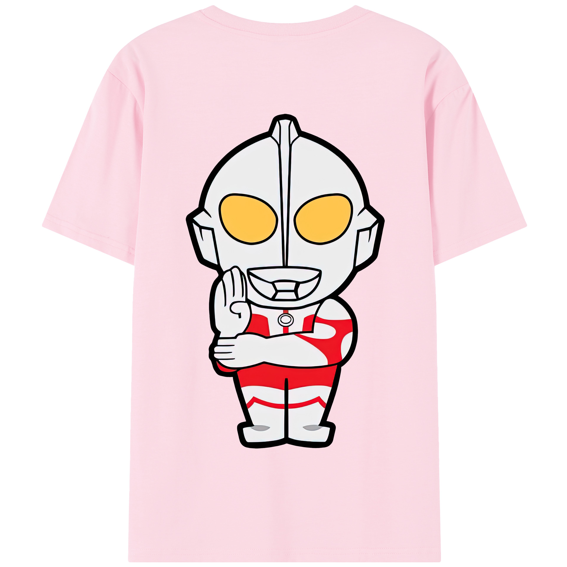 （画像用） ウルトラマン Ultraman 綿100％半袖Tシャツ（背面プリント）