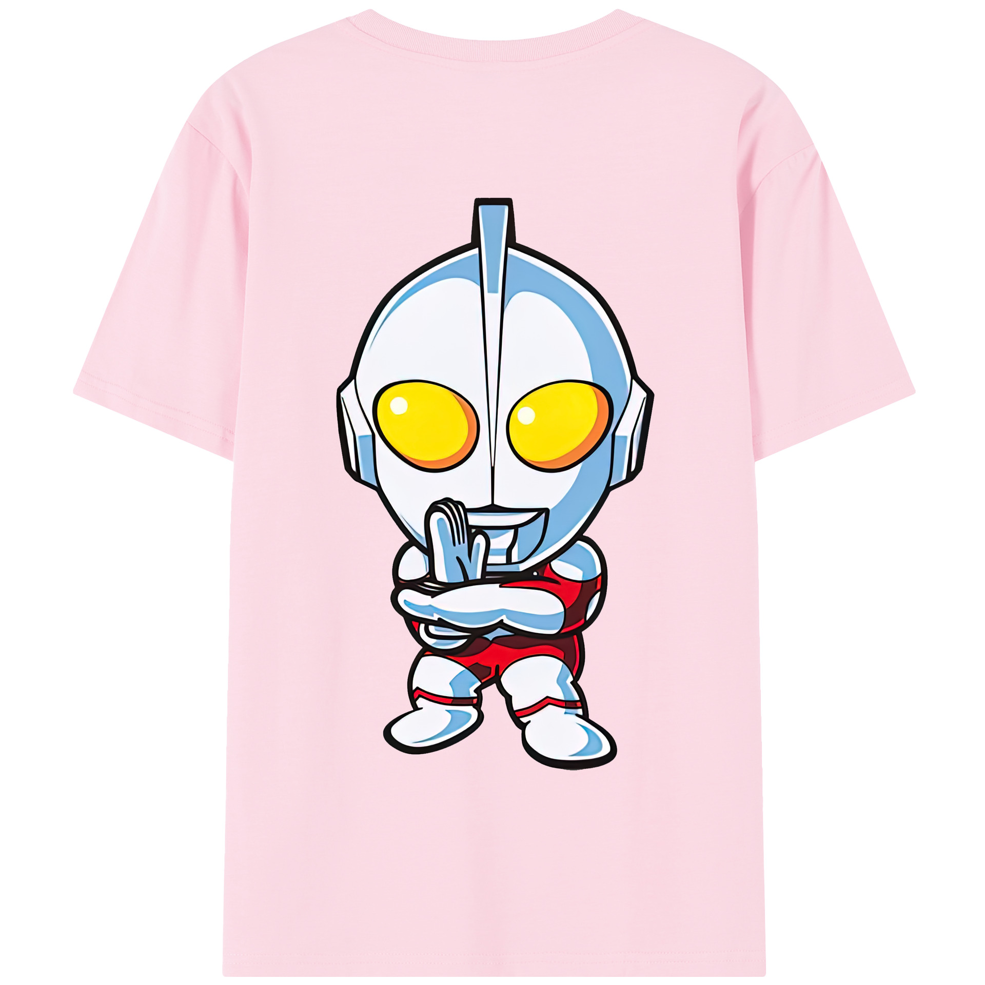 （画像用） ウルトラマン Ultraman 綿100％半袖Tシャツ（背面プリント）