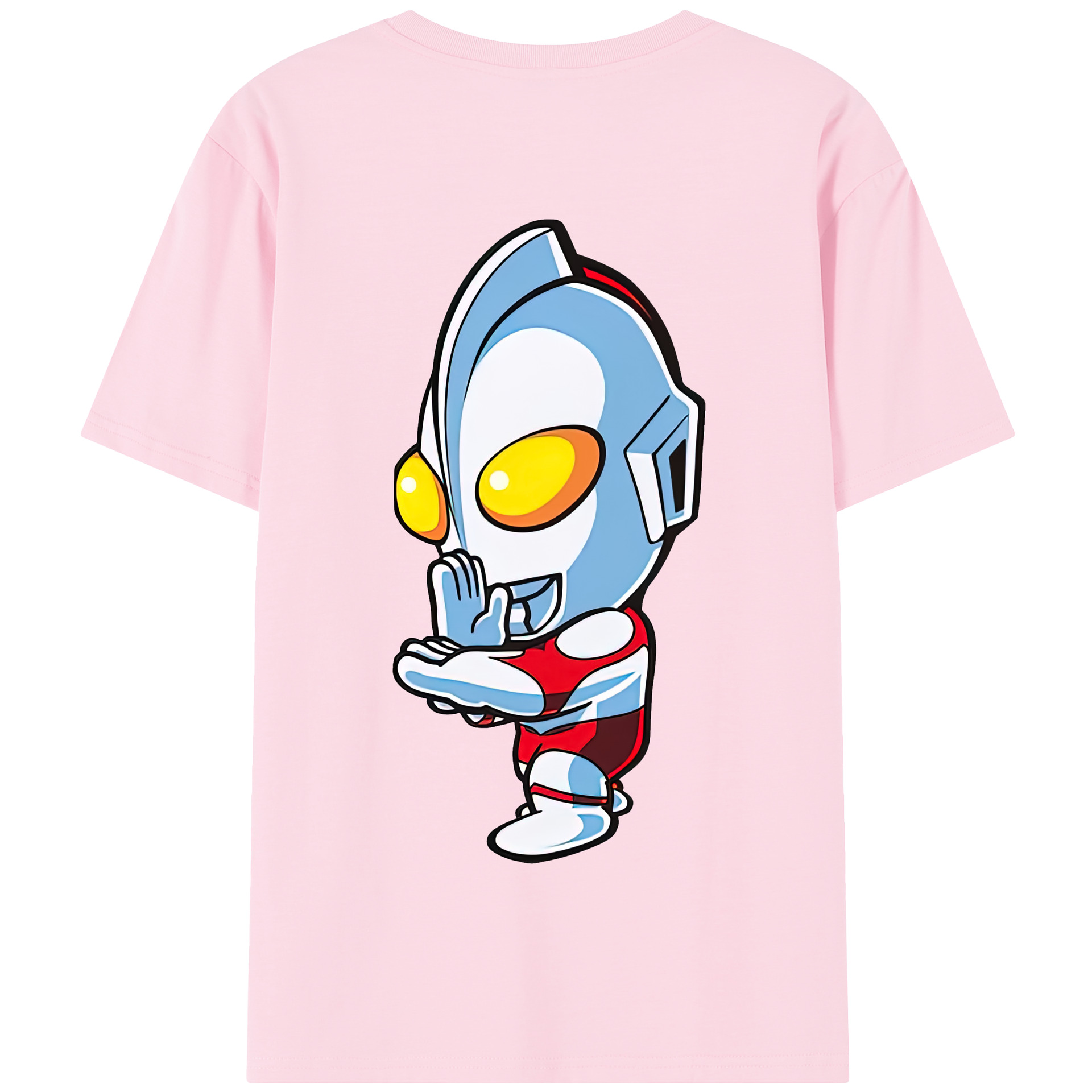 （画像用） ウルトラマン Ultraman 綿100％半袖Tシャツ（背面プリント）