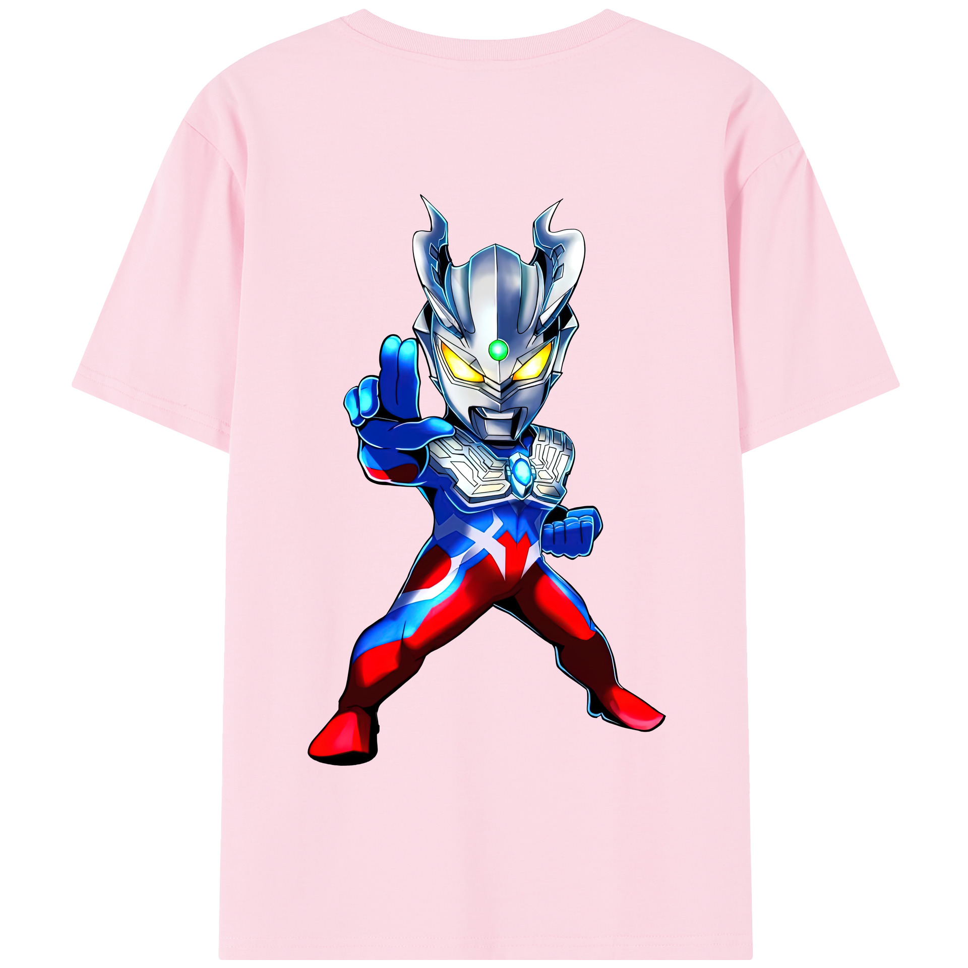 （画像用） ウルトラマン Ultraman 綿100％半袖Tシャツ（背面プリント）