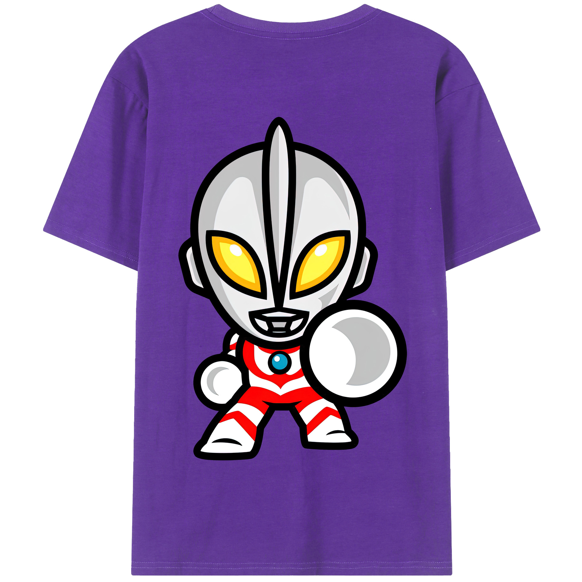 （画像用） ウルトラマン Ultraman 綿100％半袖Tシャツ（背面プリント）