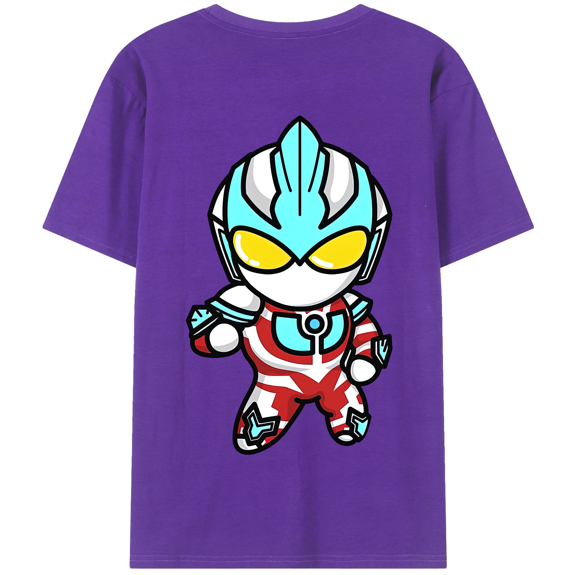 （画像用） ウルトラマン Ultraman 綿100％半袖Tシャツ（背面プリント）