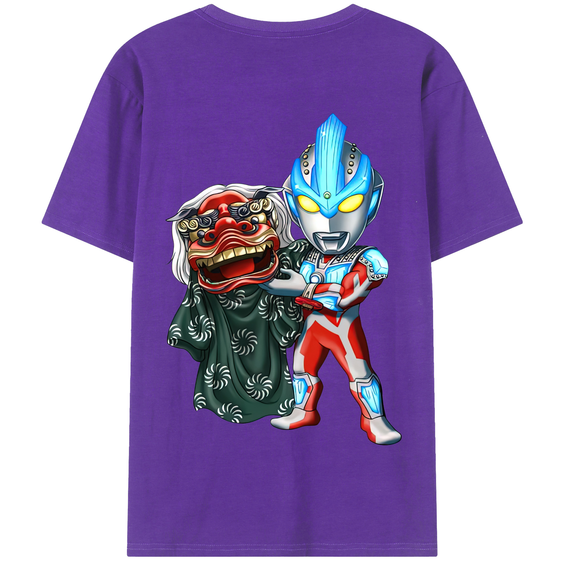 （画像用） ウルトラマン Ultraman 綿100％半袖Tシャツ（背面プリント）
