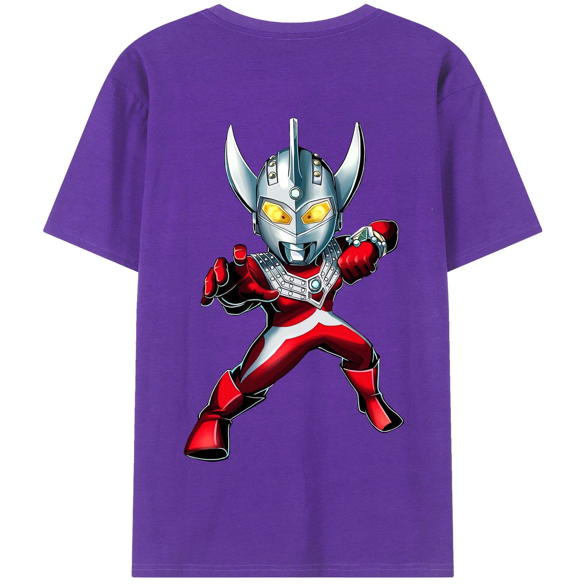（画像用） ウルトラマン Ultraman 綿100％半袖Tシャツ（背面プリント）