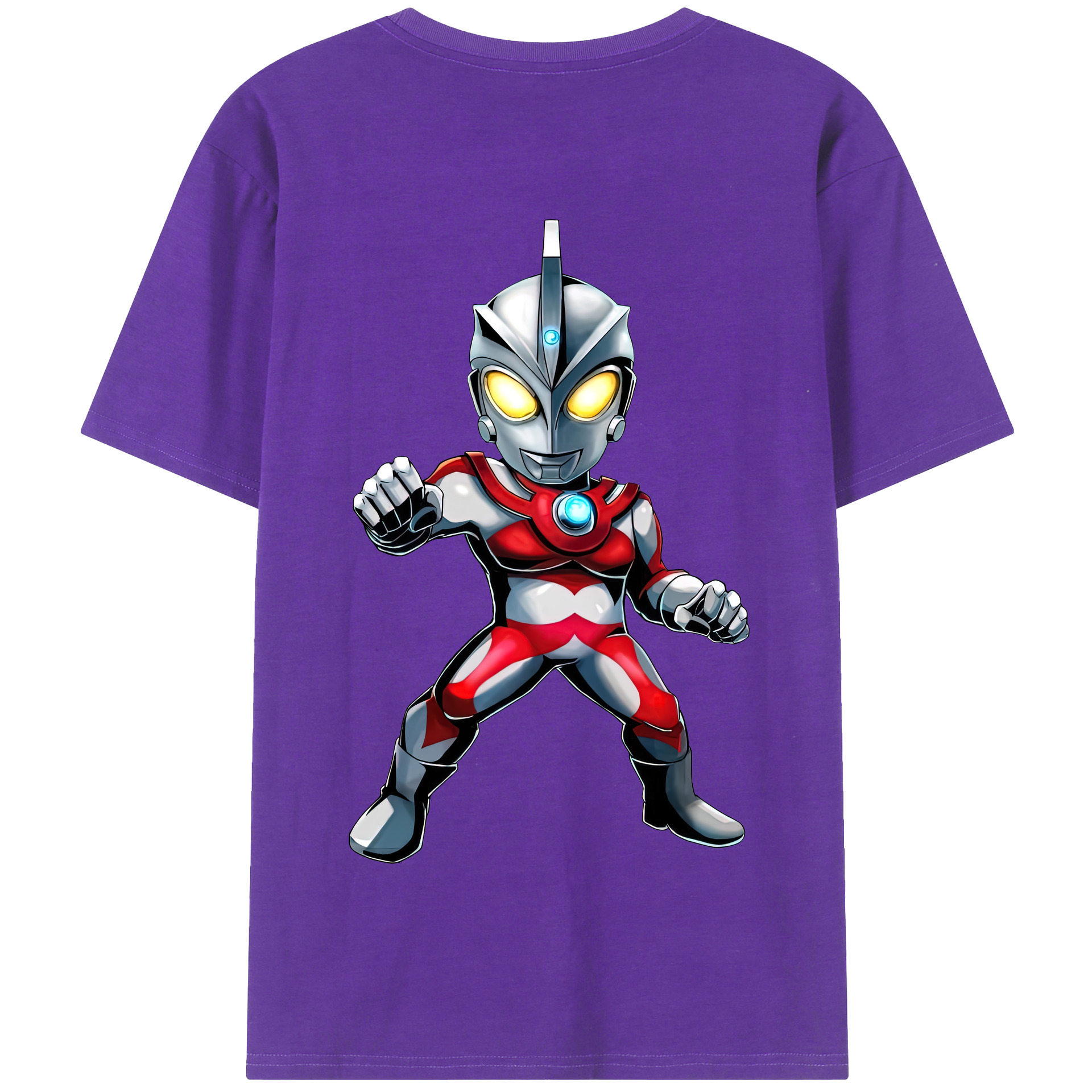 （画像用） ウルトラマン Ultraman 綿100％半袖Tシャツ（背面プリント）