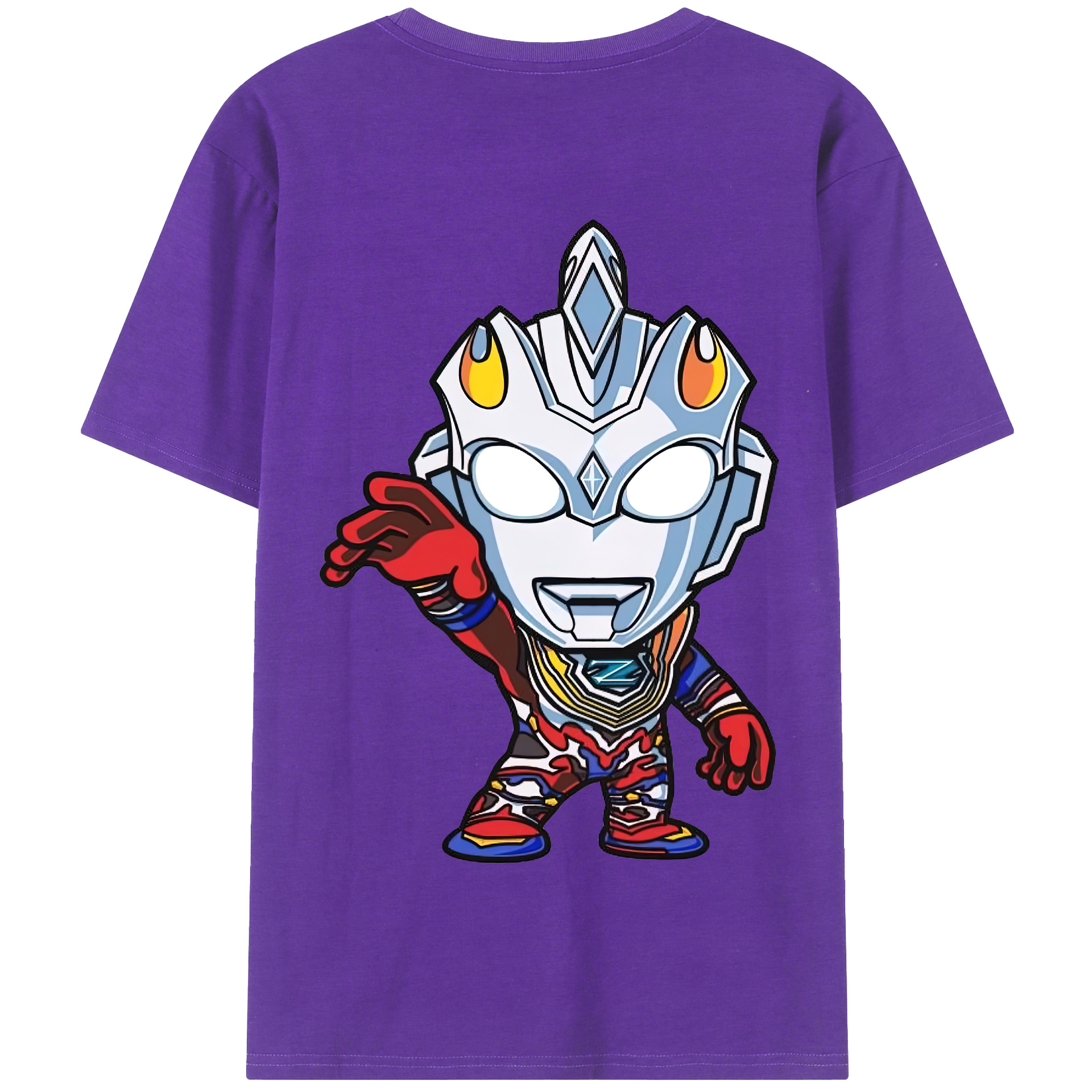 （画像用） ウルトラマン Ultraman 綿100％半袖Tシャツ（背面プリント）