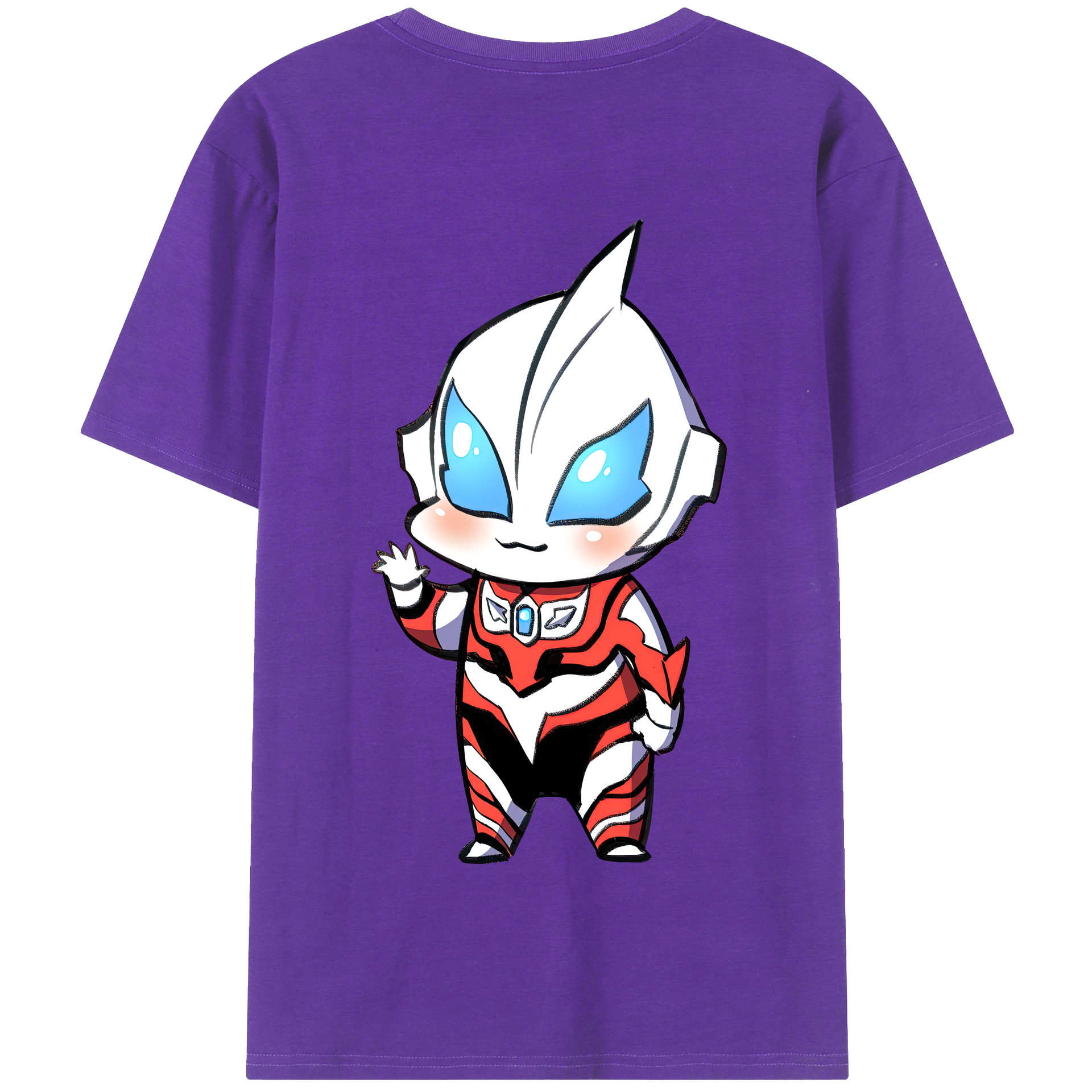 （画像用） ウルトラマン Ultraman 綿100％半袖Tシャツ（背面プリント）