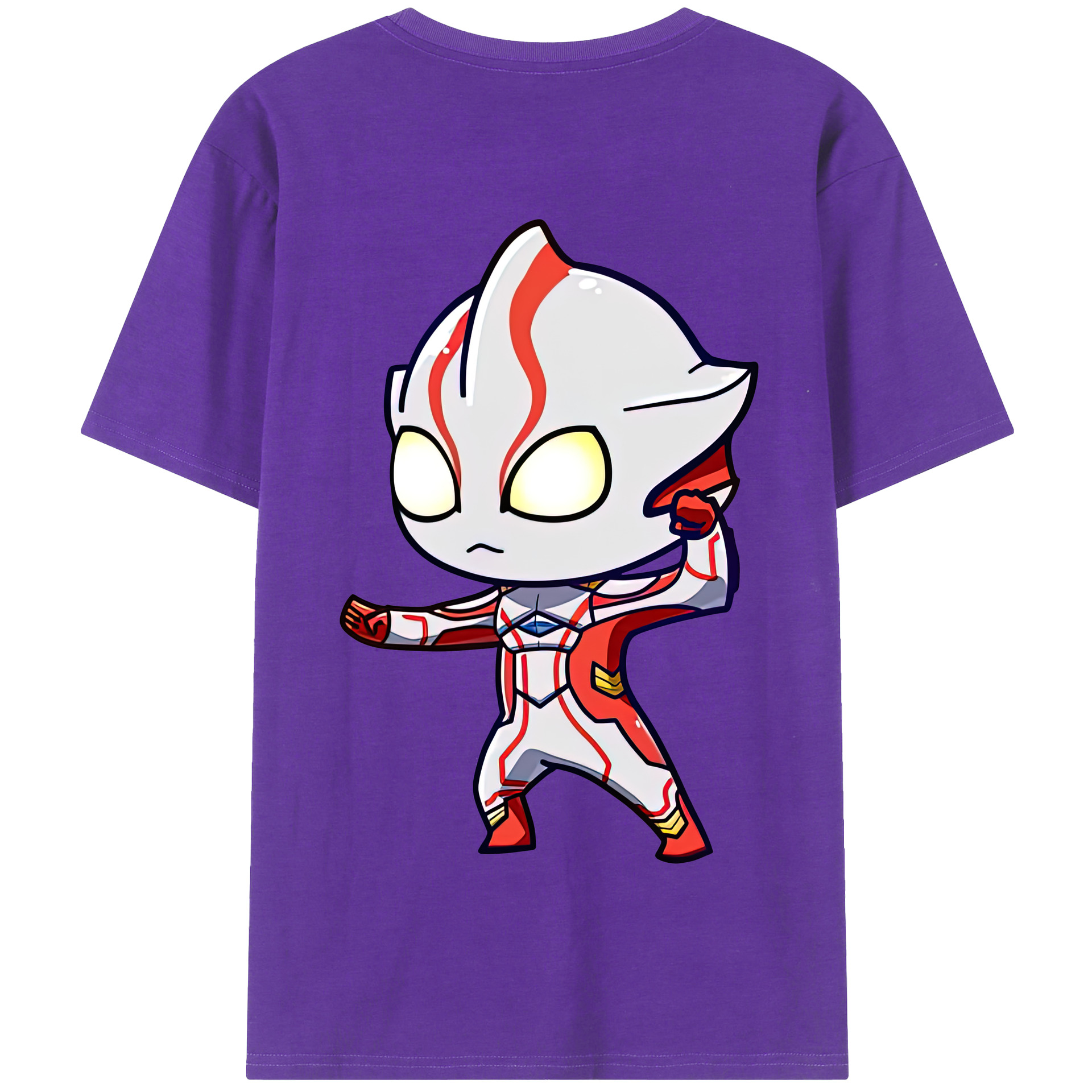 （画像用） ウルトラマン Ultraman 綿100％半袖Tシャツ（背面プリント）