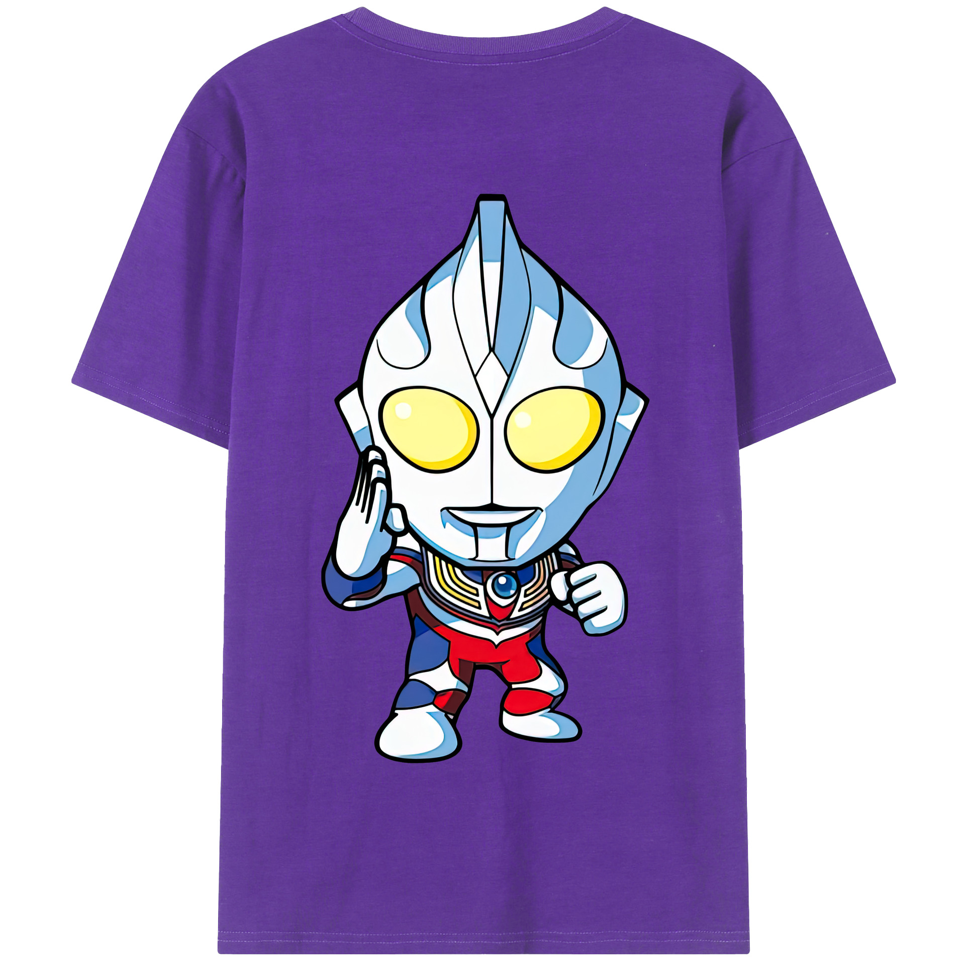（画像用） ウルトラマン Ultraman 綿100％半袖Tシャツ（背面プリント）