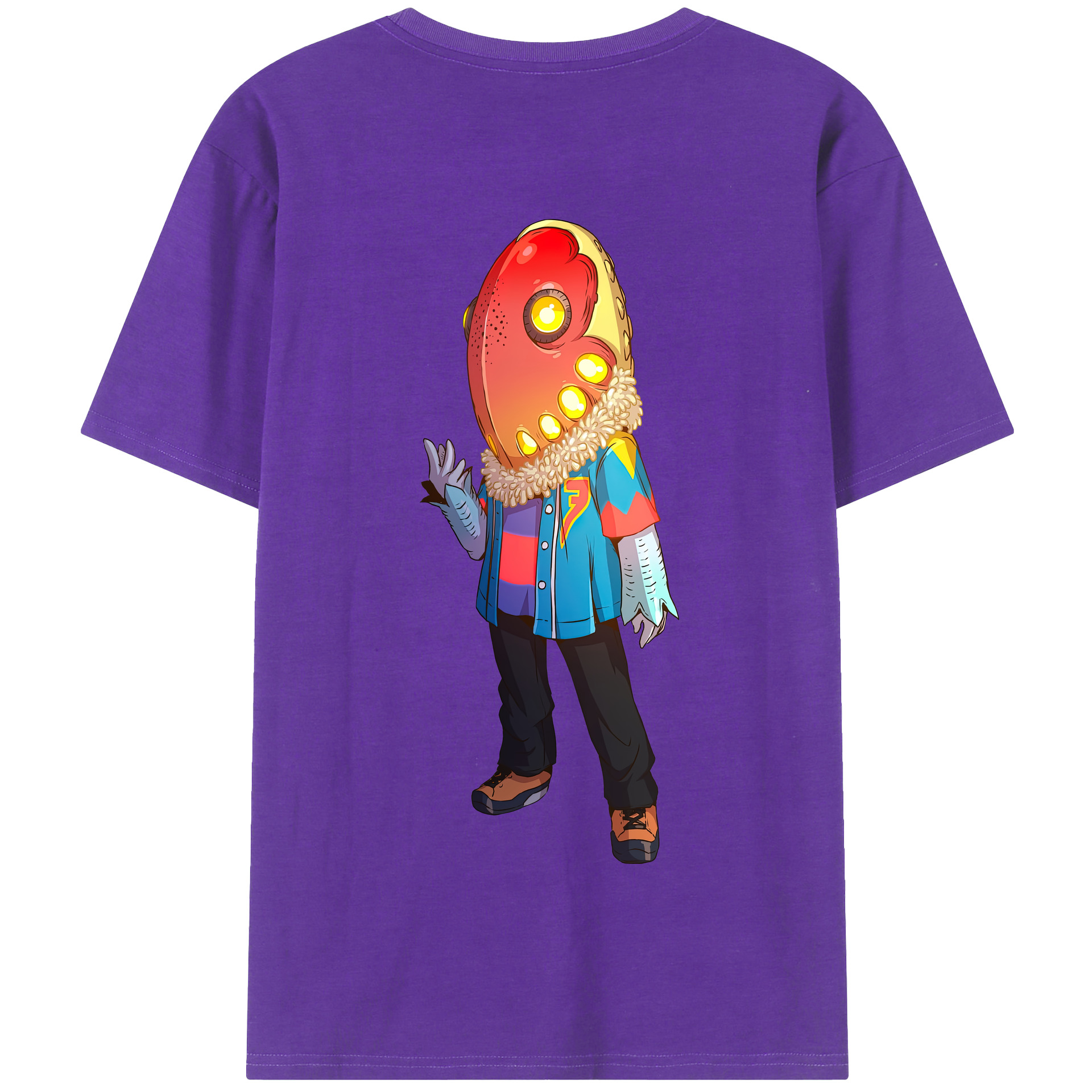 （画像用） ウルトラマン Ultraman 綿100％半袖Tシャツ（背面プリント）