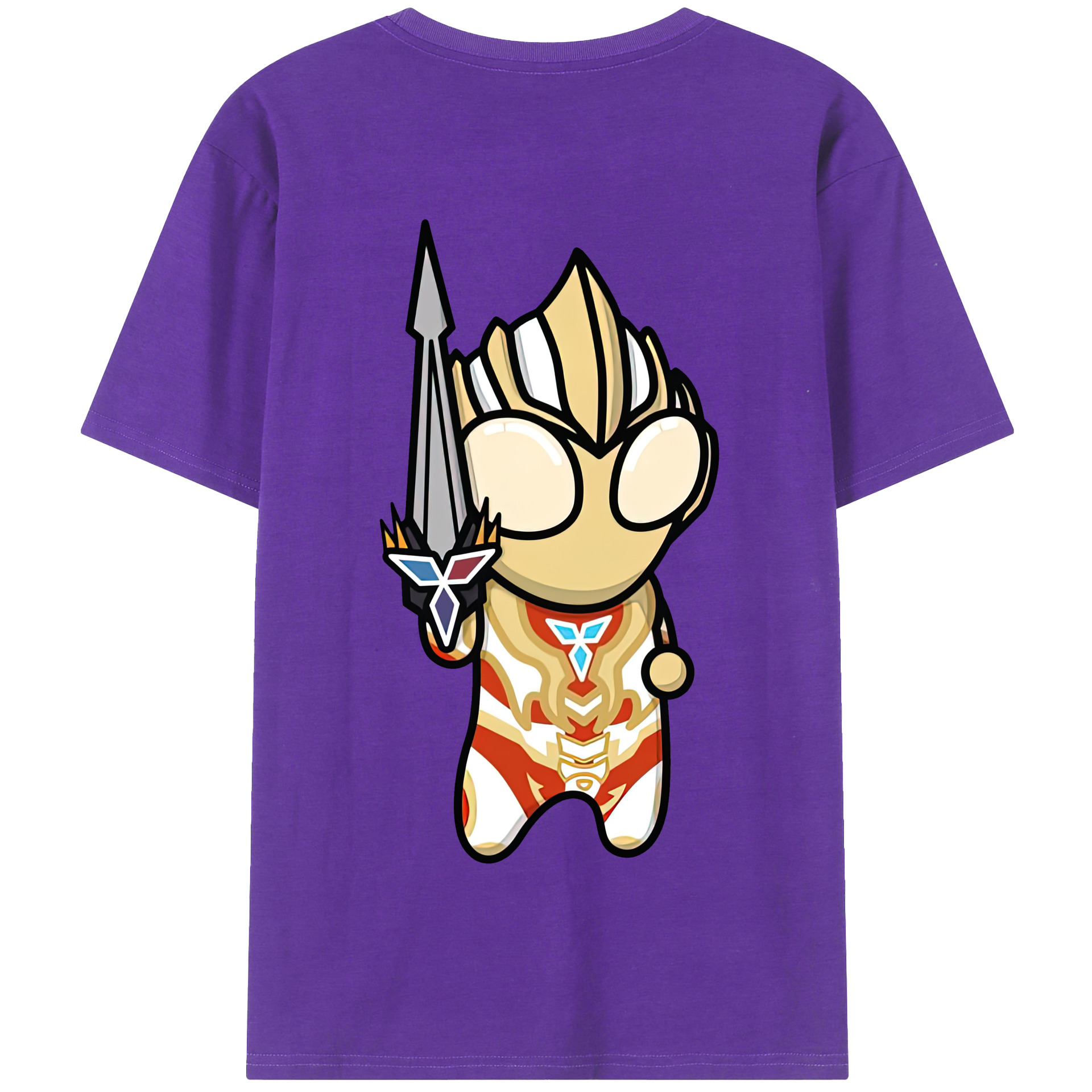 （画像用） ウルトラマン Ultraman 綿100％半袖Tシャツ（背面プリント）