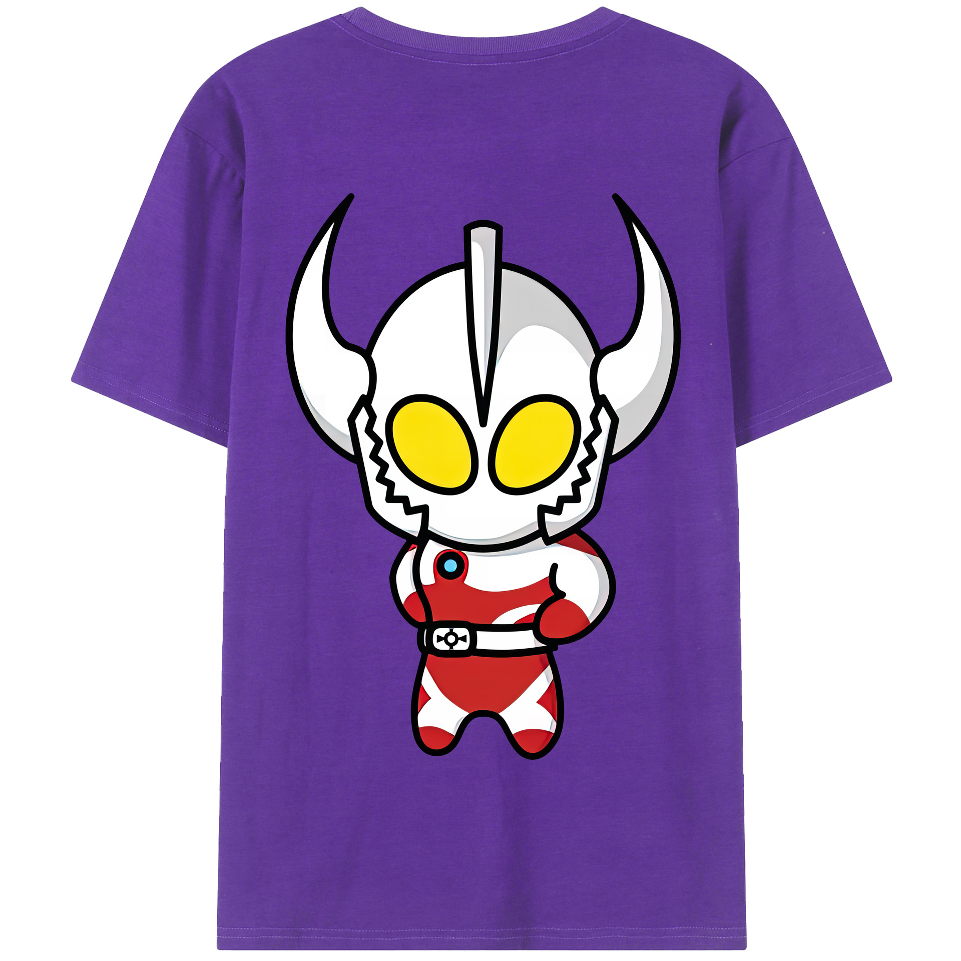 （画像用） ウルトラマン Ultraman 綿100％半袖Tシャツ（背面プリント）