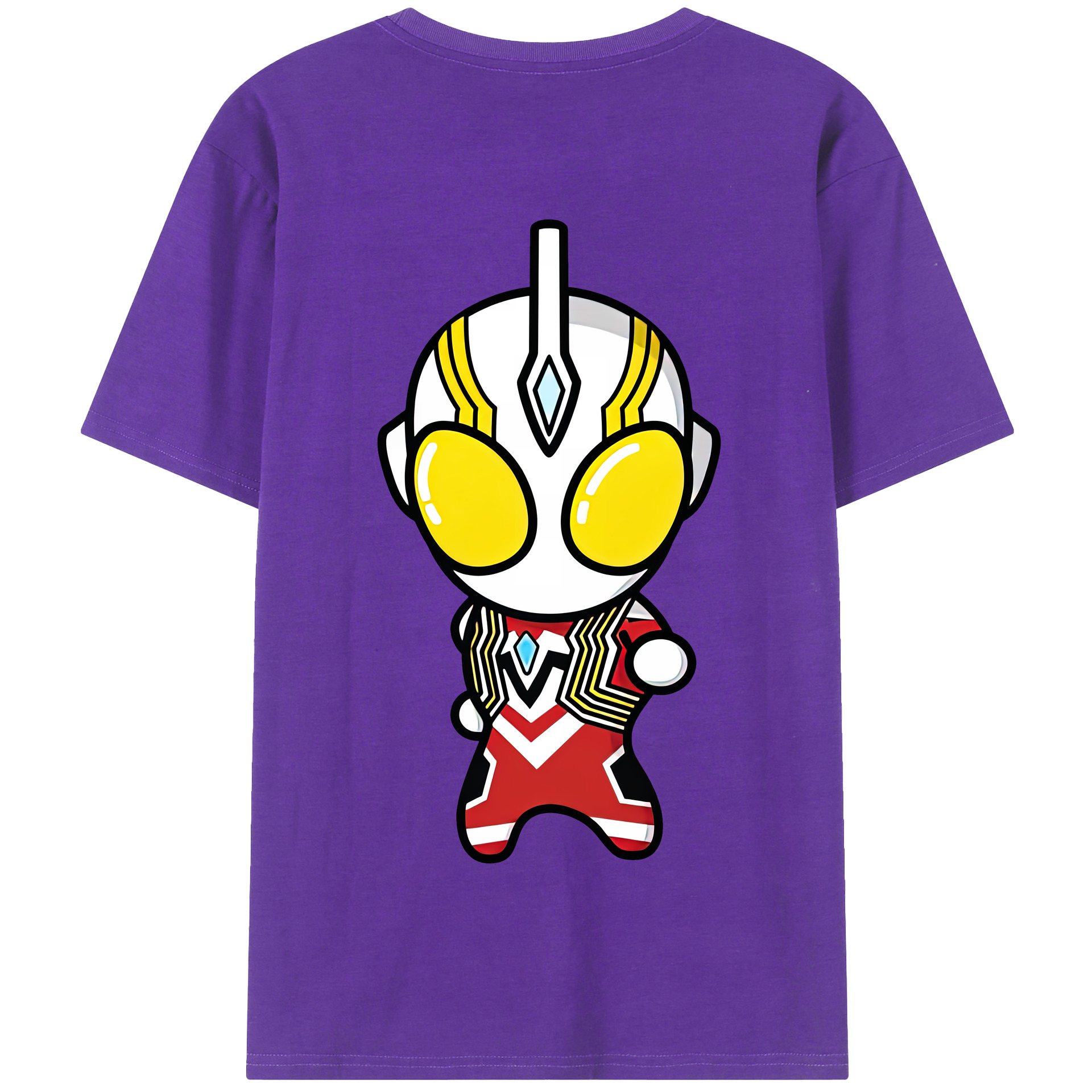 （画像用） ウルトラマン Ultraman 綿100％半袖Tシャツ（背面プリント）
