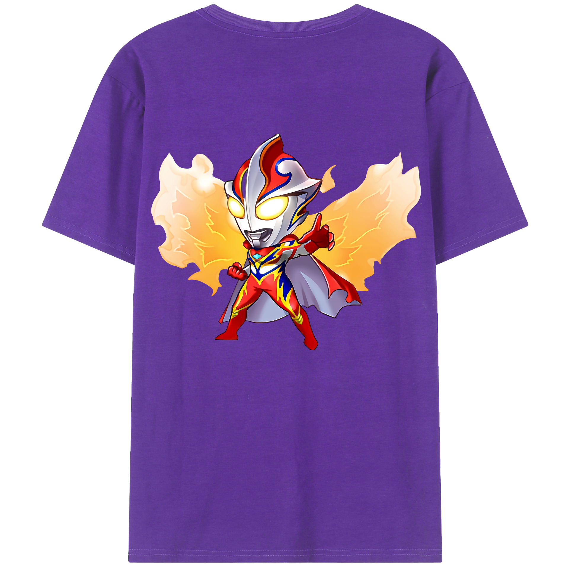 （画像用） ウルトラマン Ultraman 綿100％半袖Tシャツ（背面プリント）