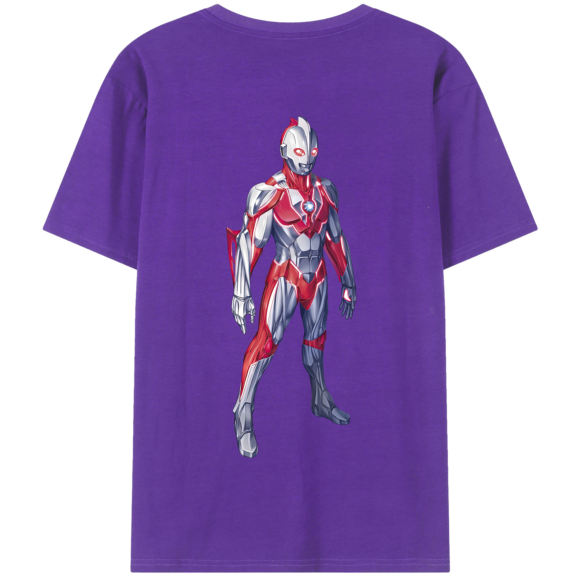 （画像用） ウルトラマン Ultraman 綿100％半袖Tシャツ（背面プリント）