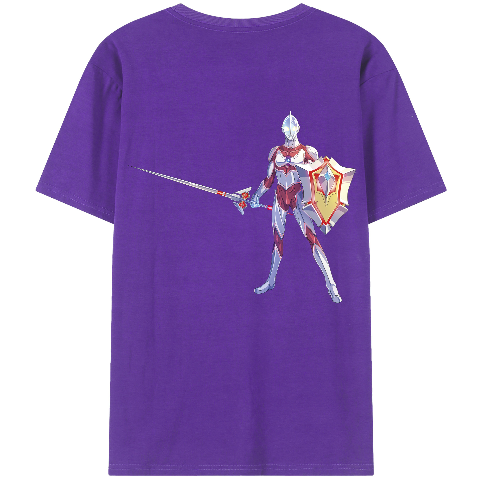 （画像用） ウルトラマン Ultraman 綿100％半袖Tシャツ（背面プリント）