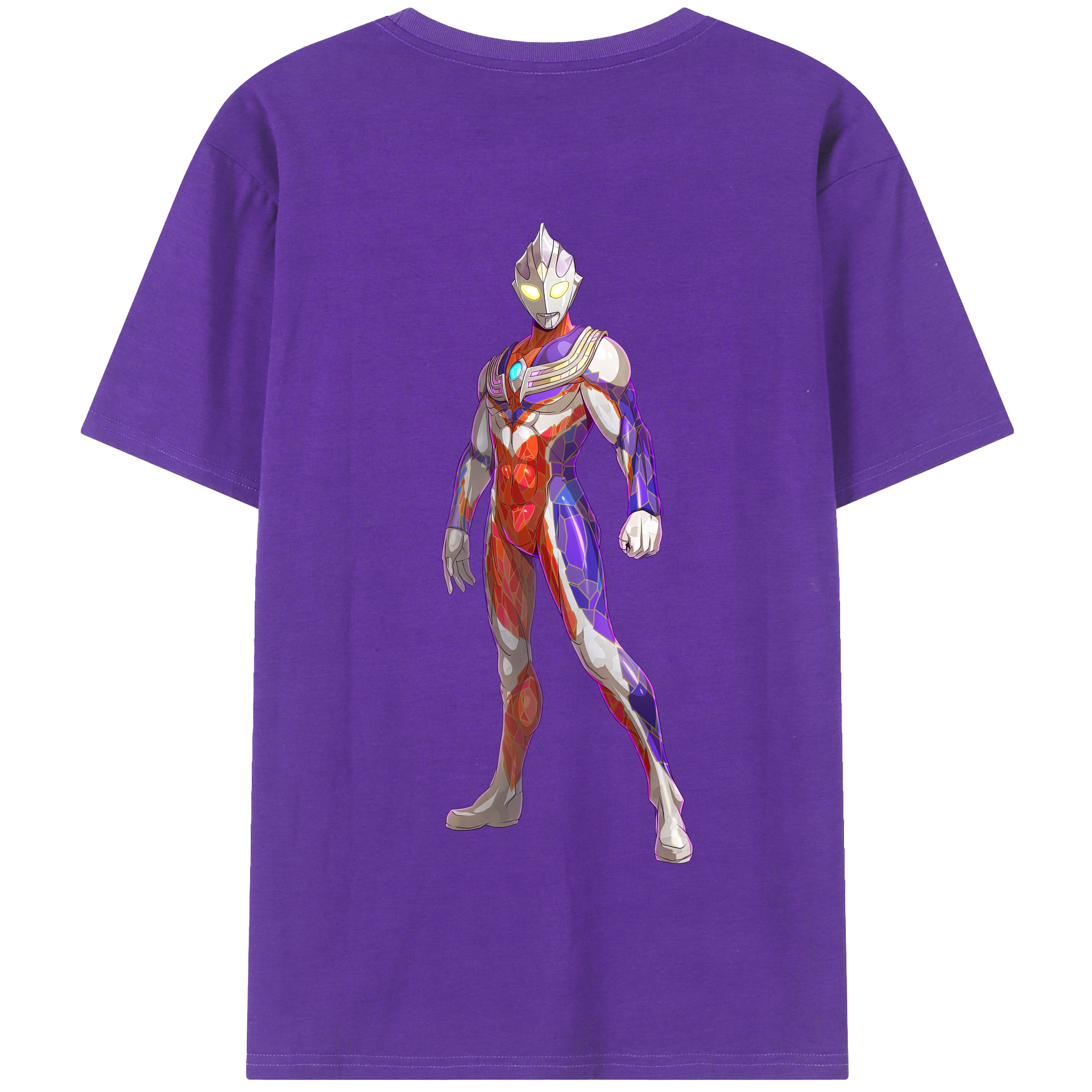 （画像用） ウルトラマン Ultraman 綿100％半袖Tシャツ（背面プリント）