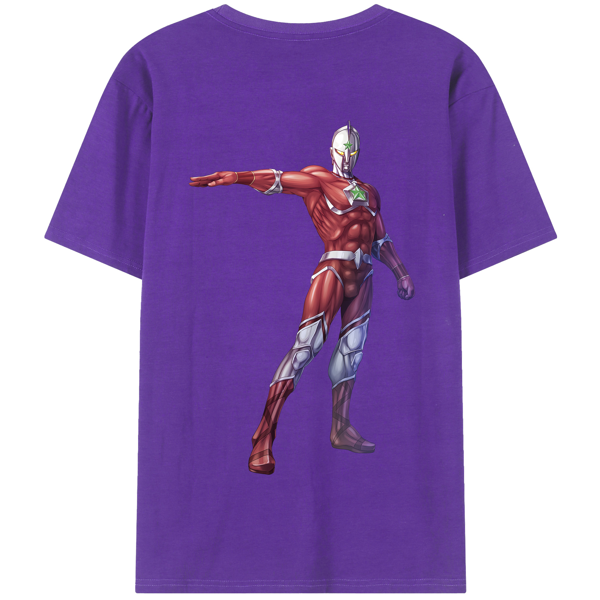 （画像用） ウルトラマン Ultraman 綿100％半袖Tシャツ（背面プリント）