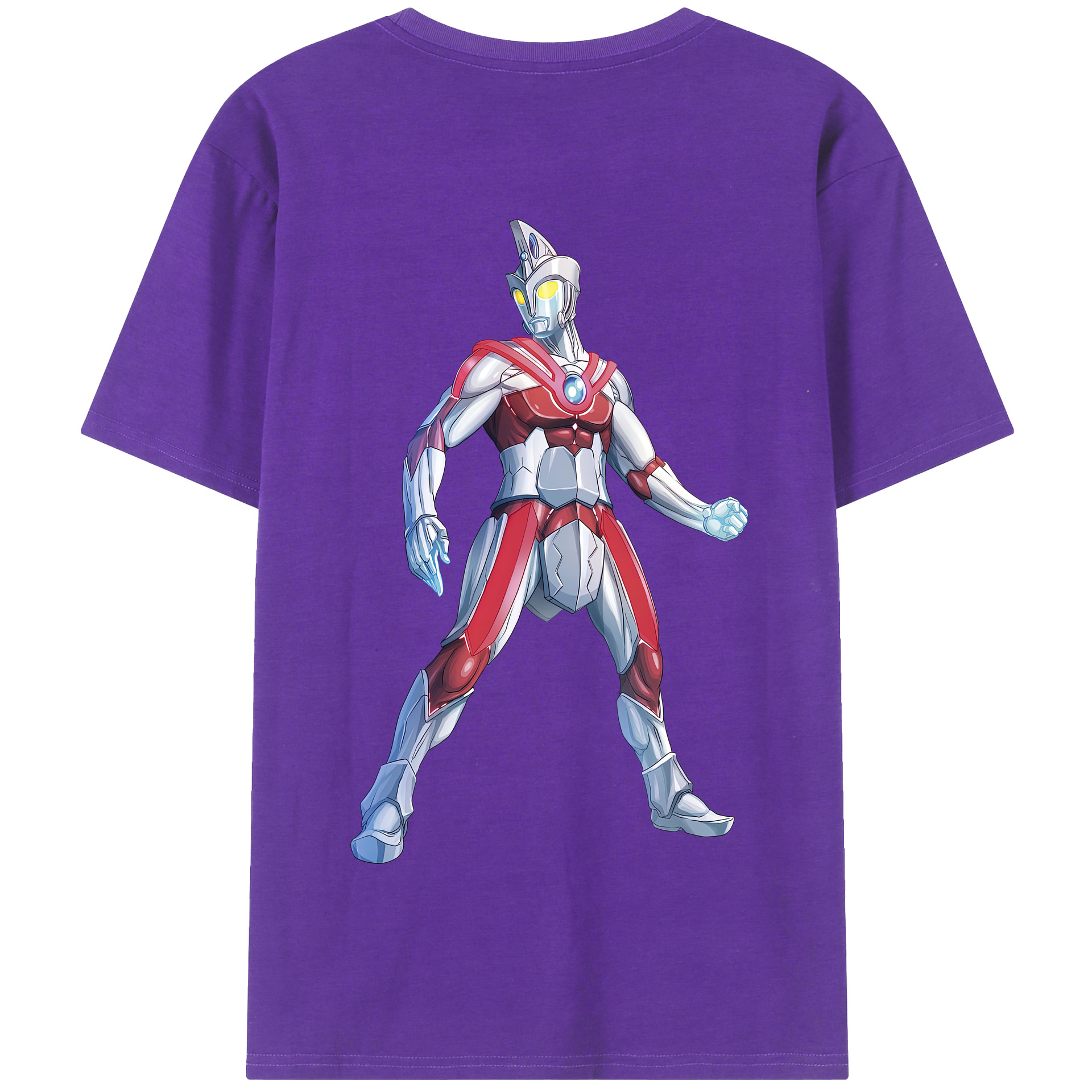 （画像用） ウルトラマン Ultraman 綿100％半袖Tシャツ（背面プリント）
