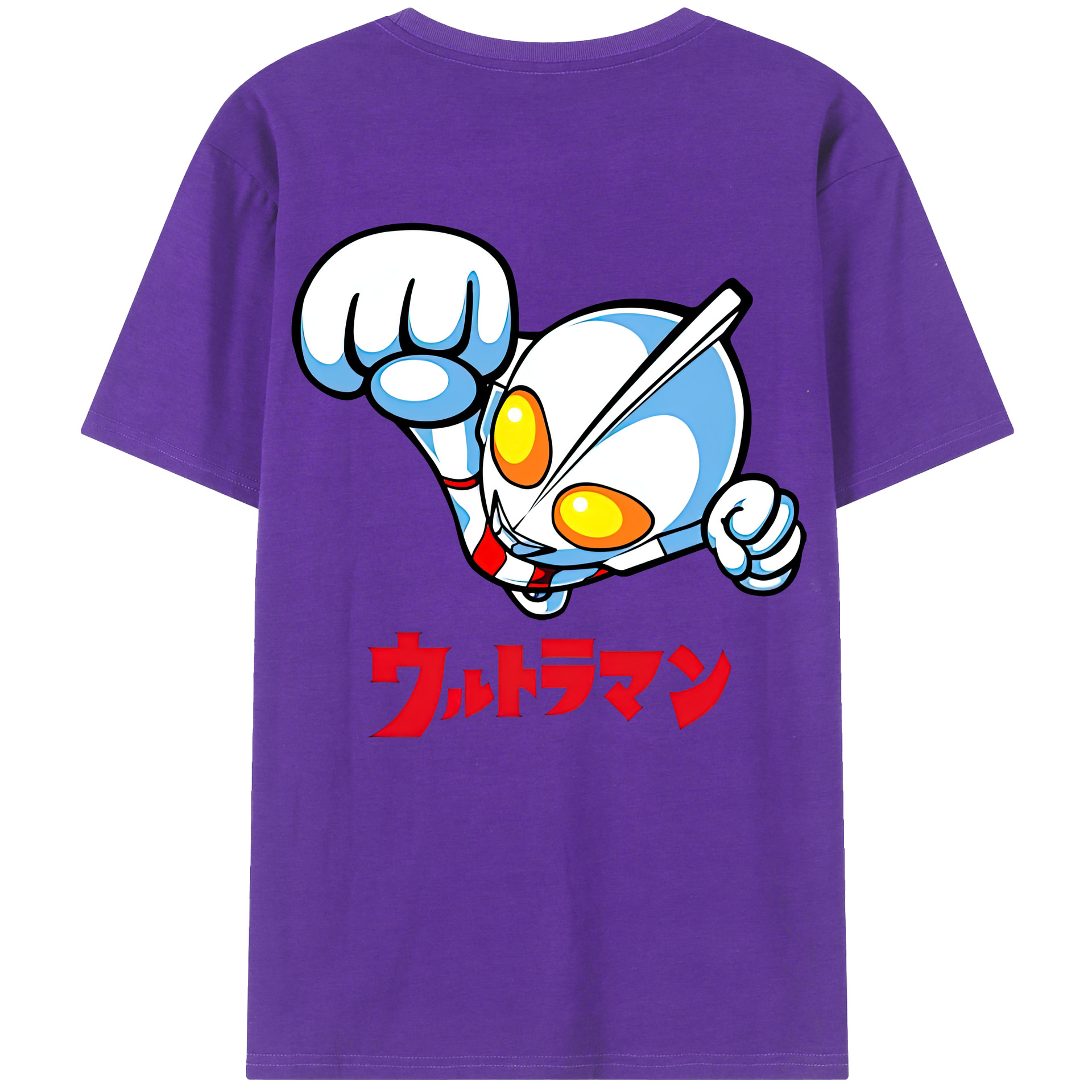 （画像用） ウルトラマン Ultraman 綿100％半袖Tシャツ（背面プリント）